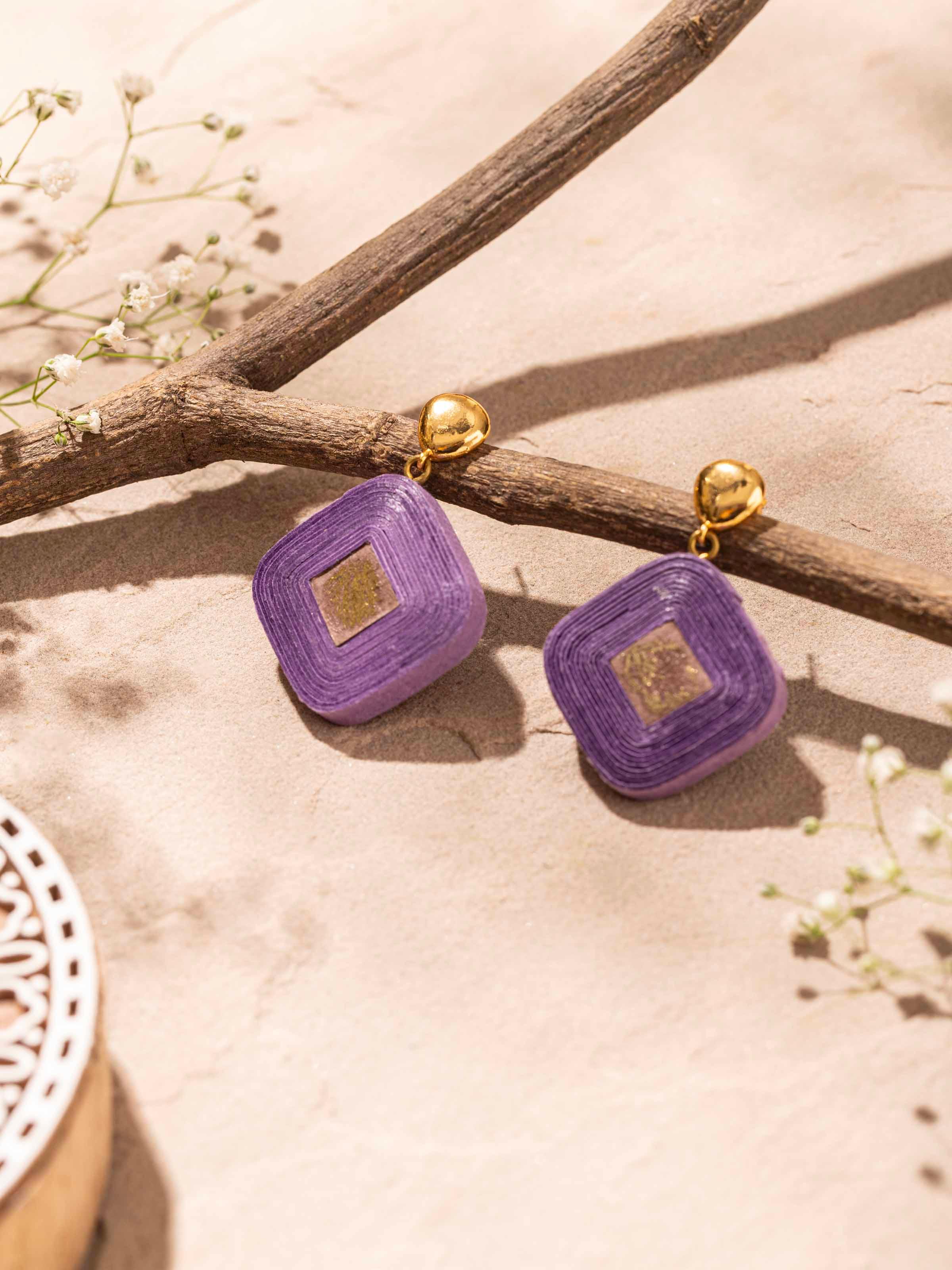 Paper Drop Earrings