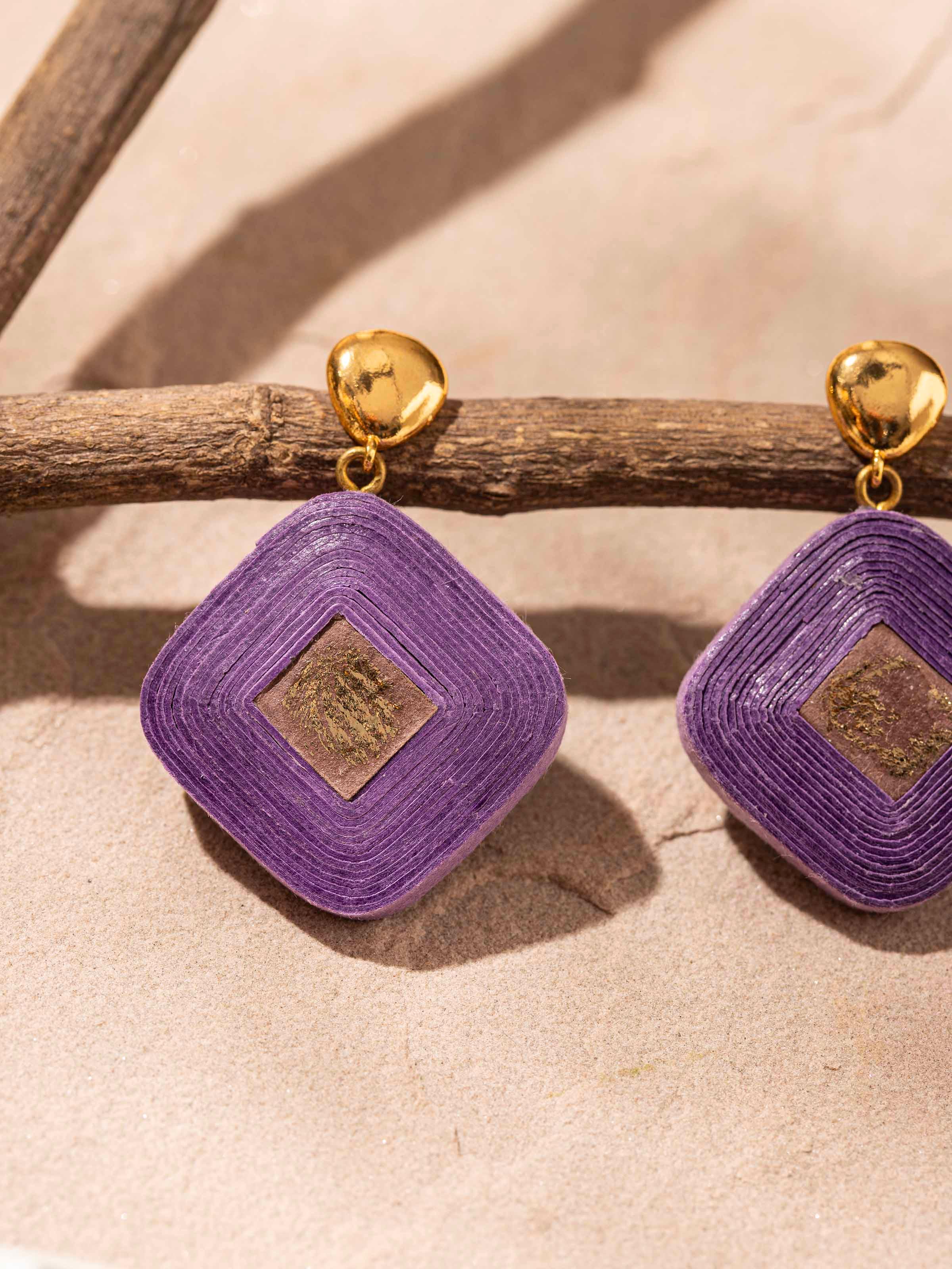 Paper Drop Earrings