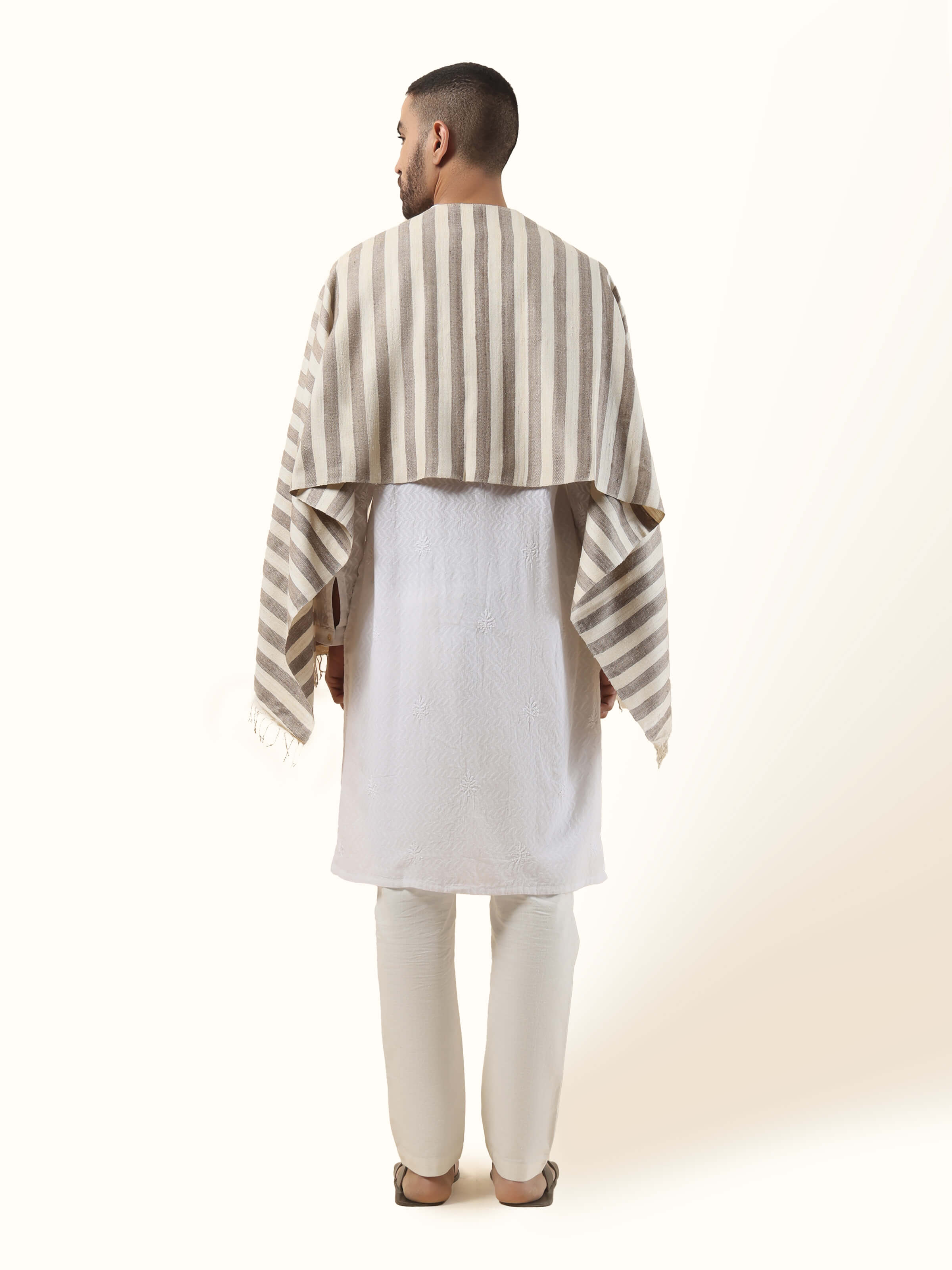 Off-white Eri Silk Stole