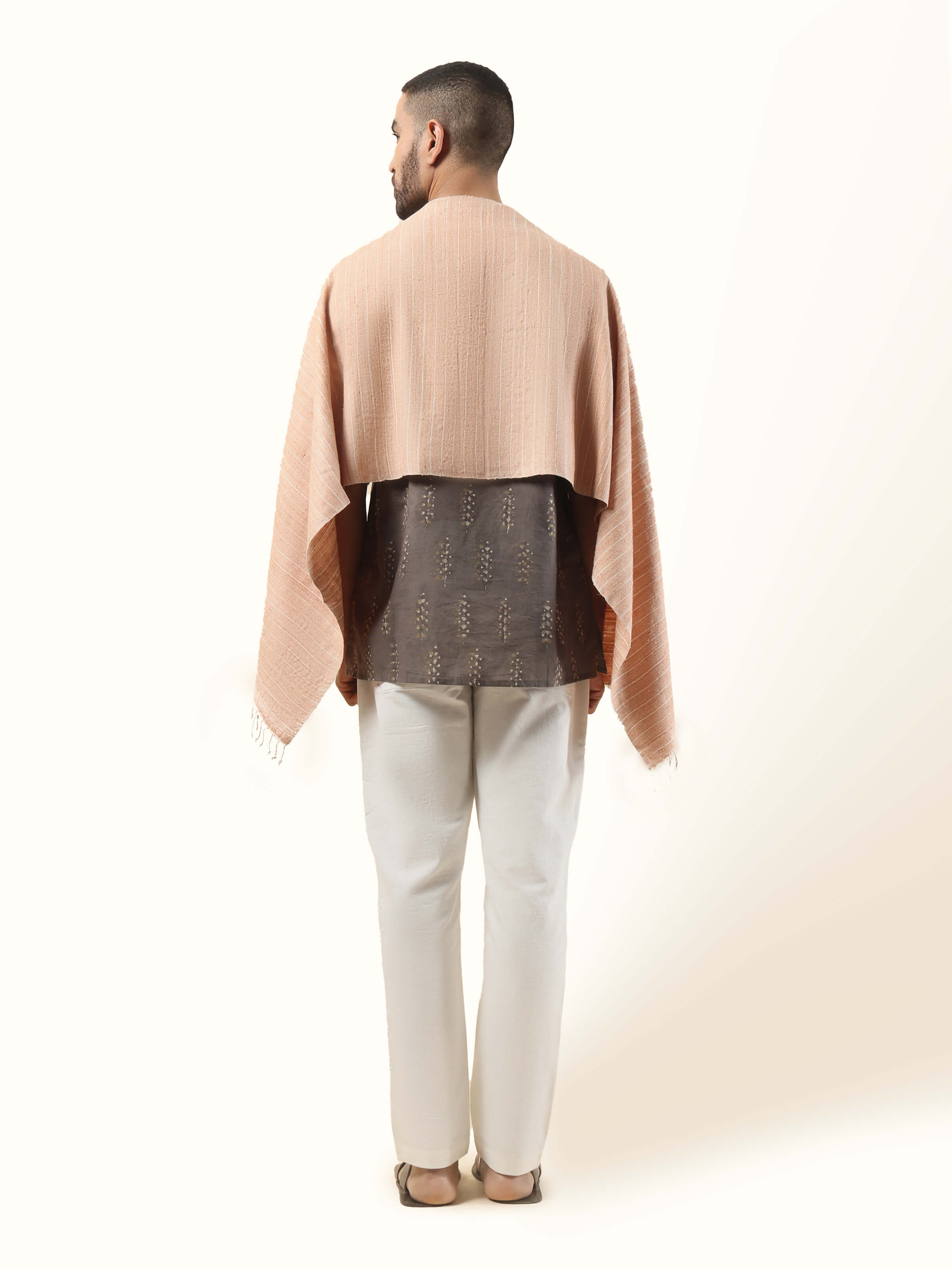 White Eri Silk Stole