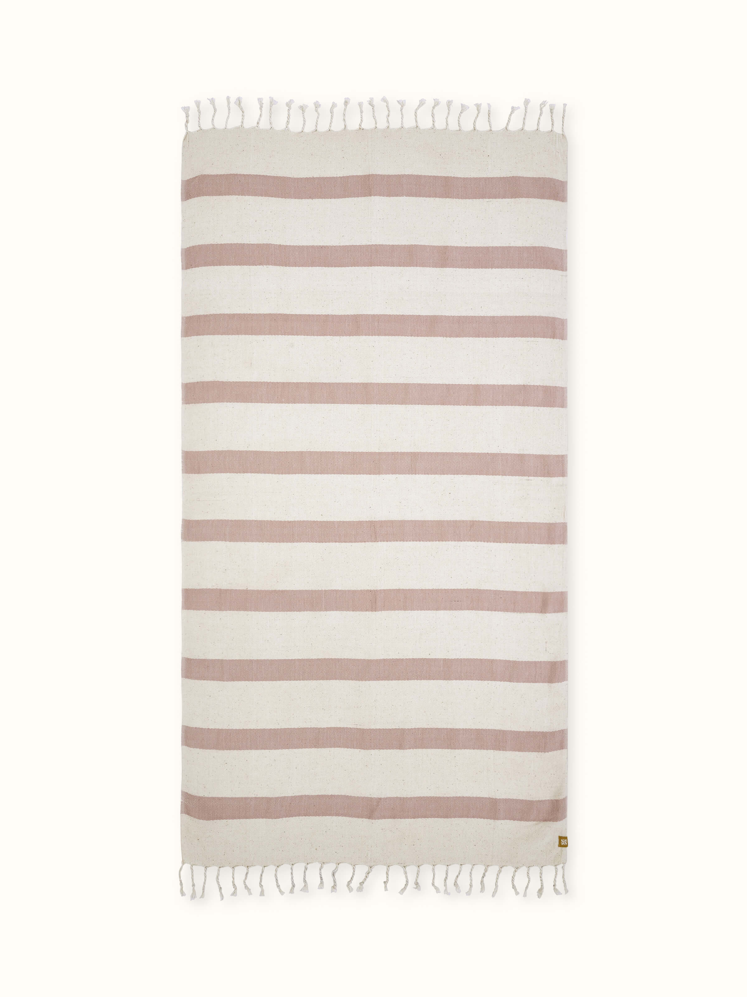 Salya red stripe cotton bath towel (M) featuring bold red stripes on a soft cotton fabric.
