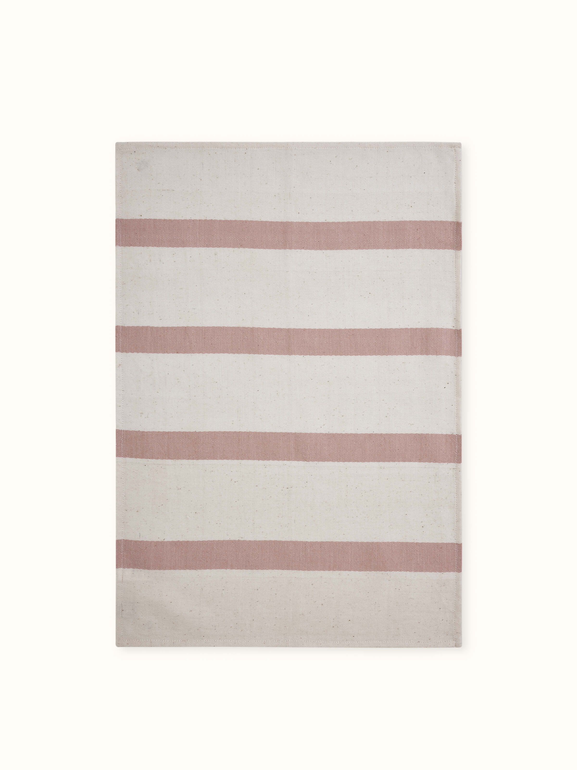 Detailed view of Salya Rose Stripe Cotton Hand Towels highlighting the texture and design.
