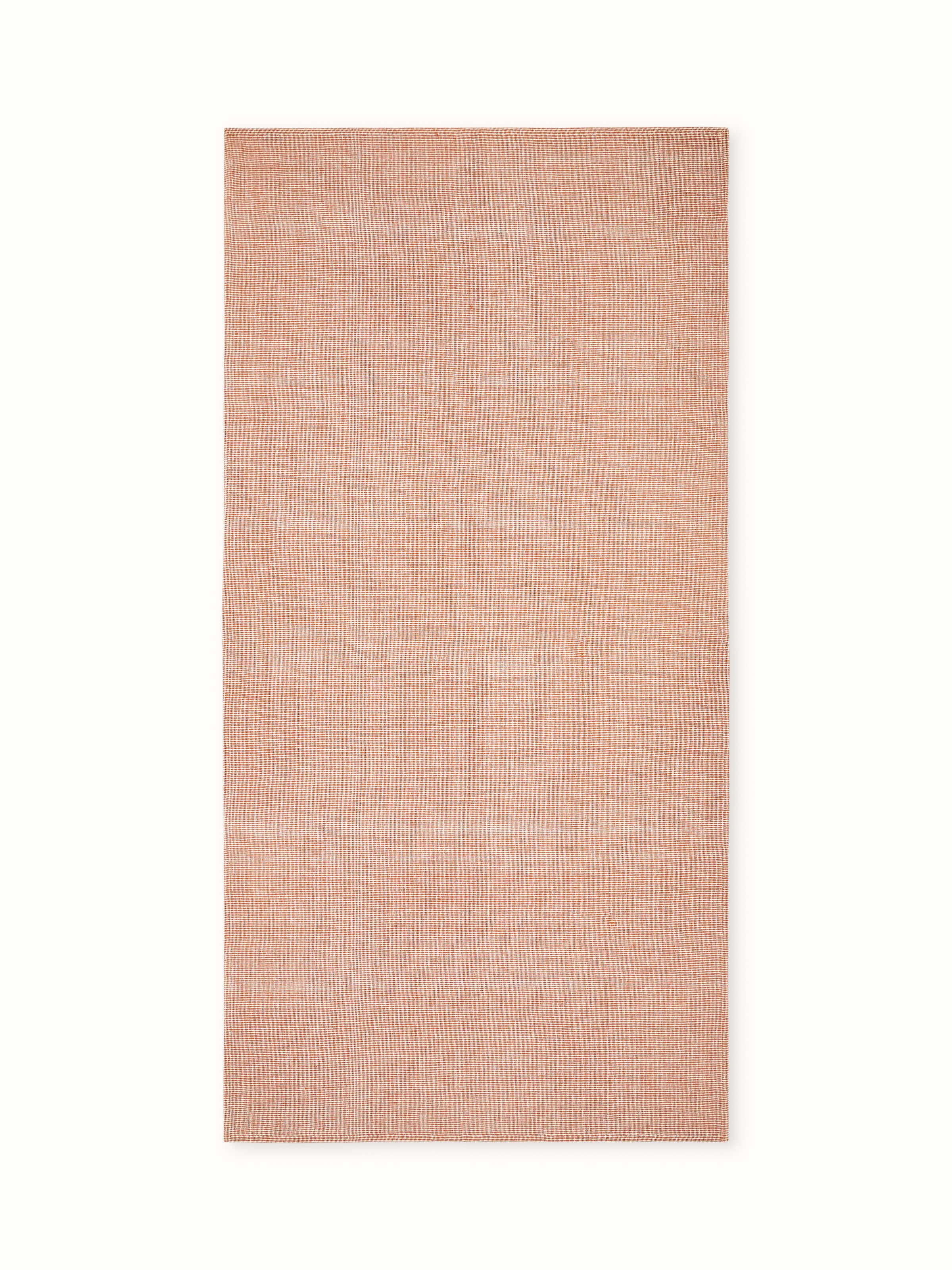Front view of Shikara Brown Chambray Cotton Bath Towel (L) displaying soft texture and rich brown hue