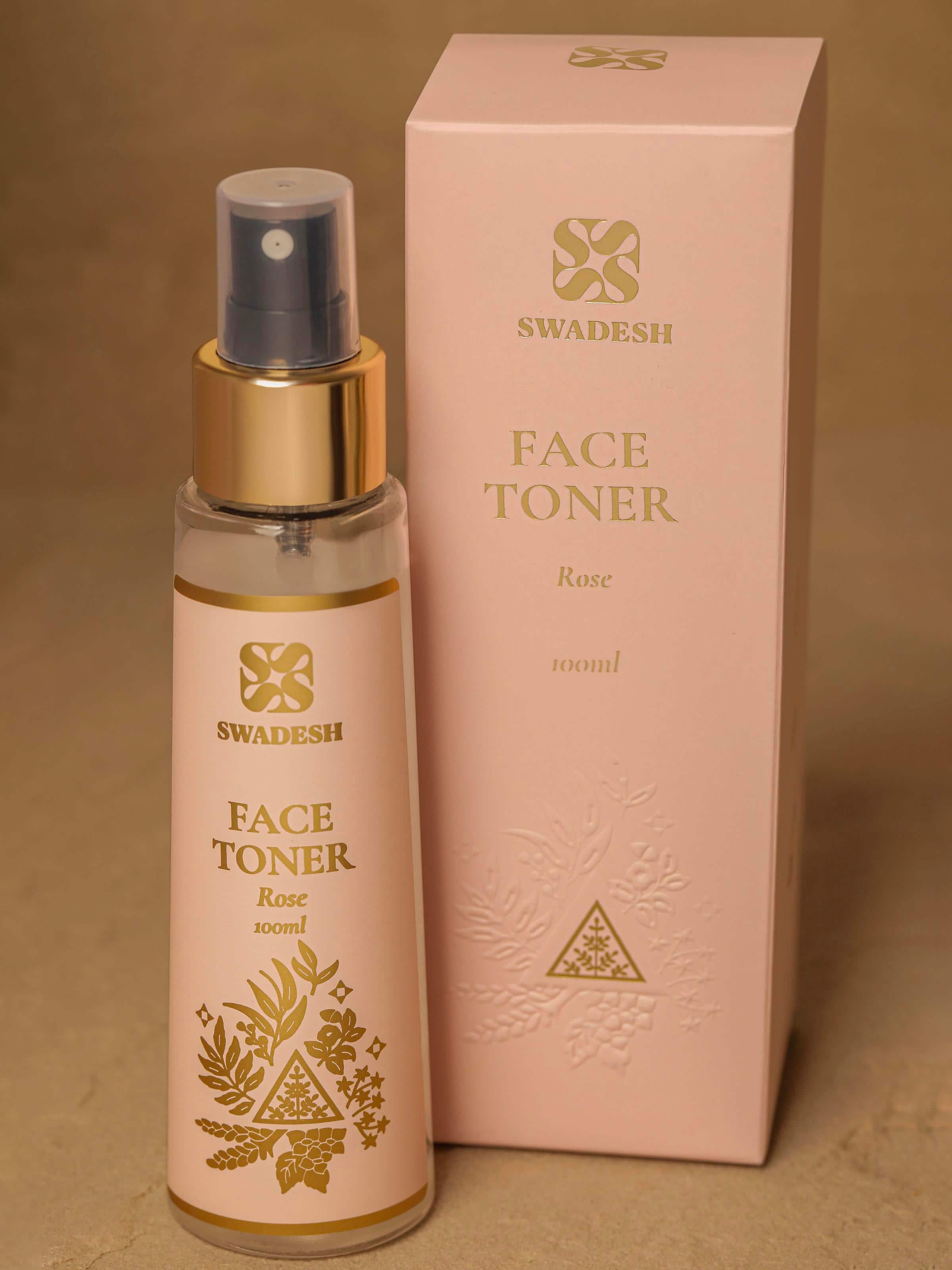Close-up of additional Face Toner Rose emphasizing nourishing ingredients and clarity