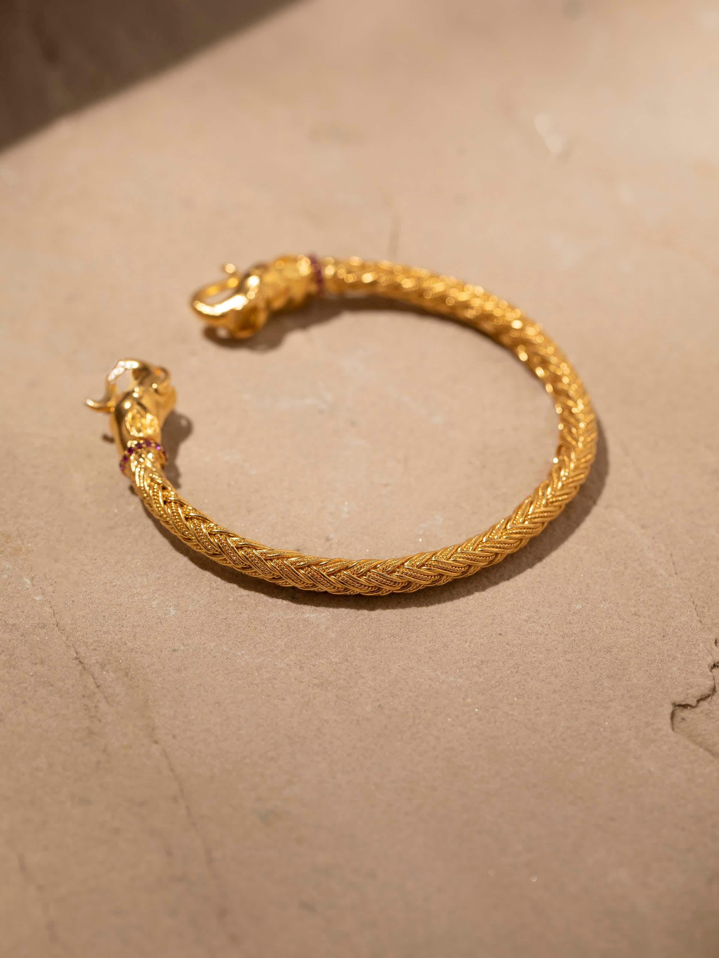 Detailed view of Silver Bangle with focus on its elegant design and high-quality finish