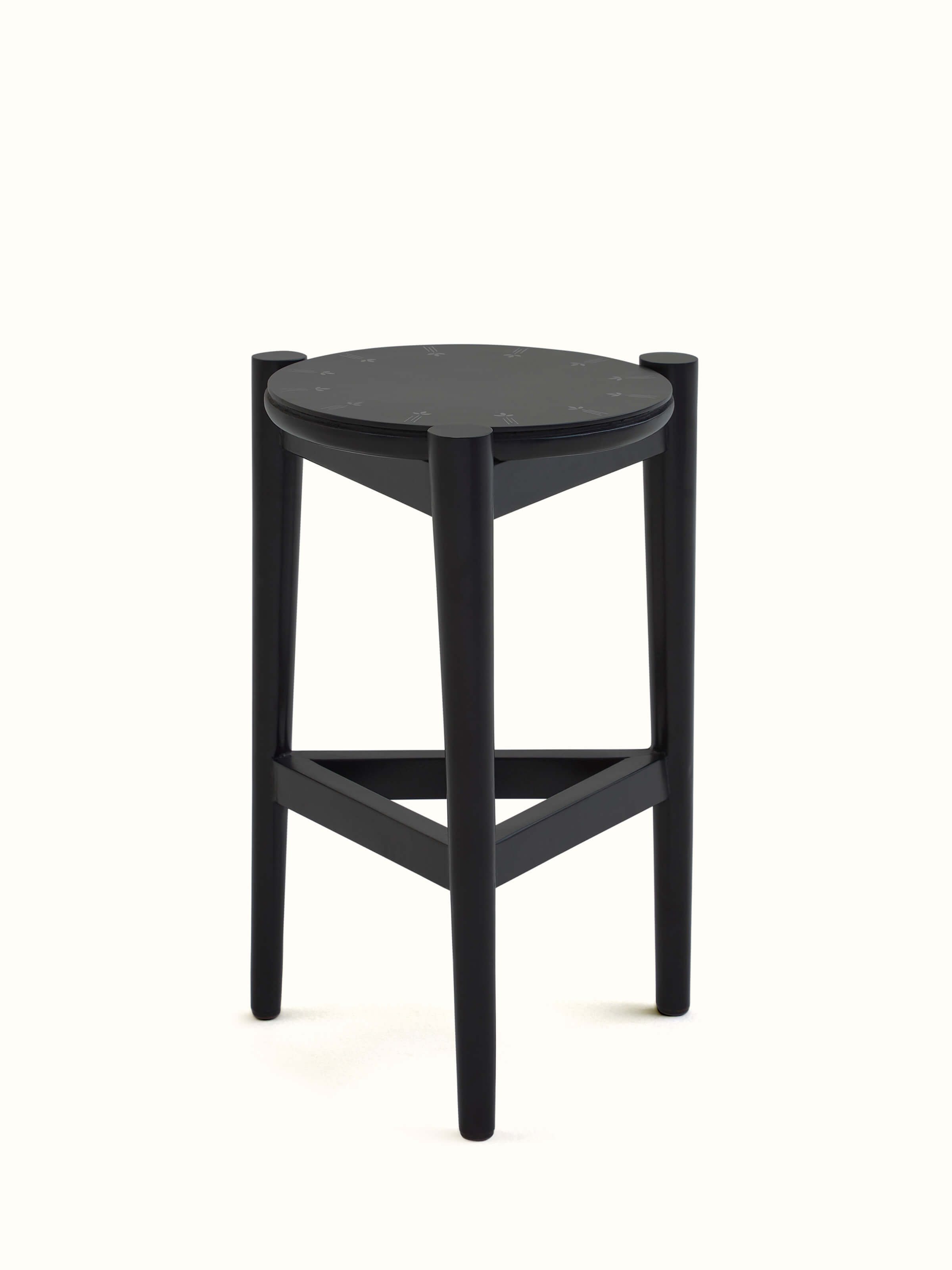 Mango Wood Bidri Nesting Tables (2 Pcs)