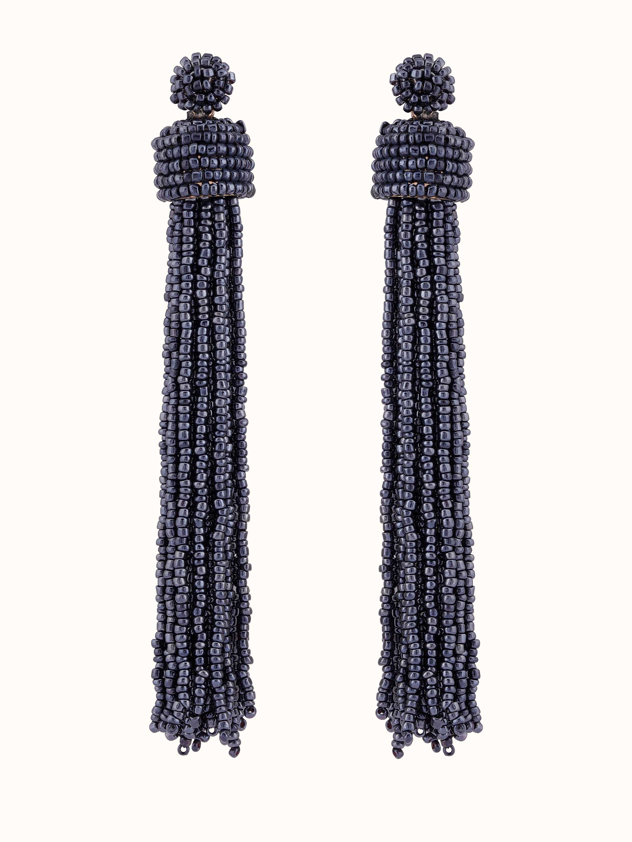 Front view of Handcrafted Drop Earrings featuring unique and artistic design elements.