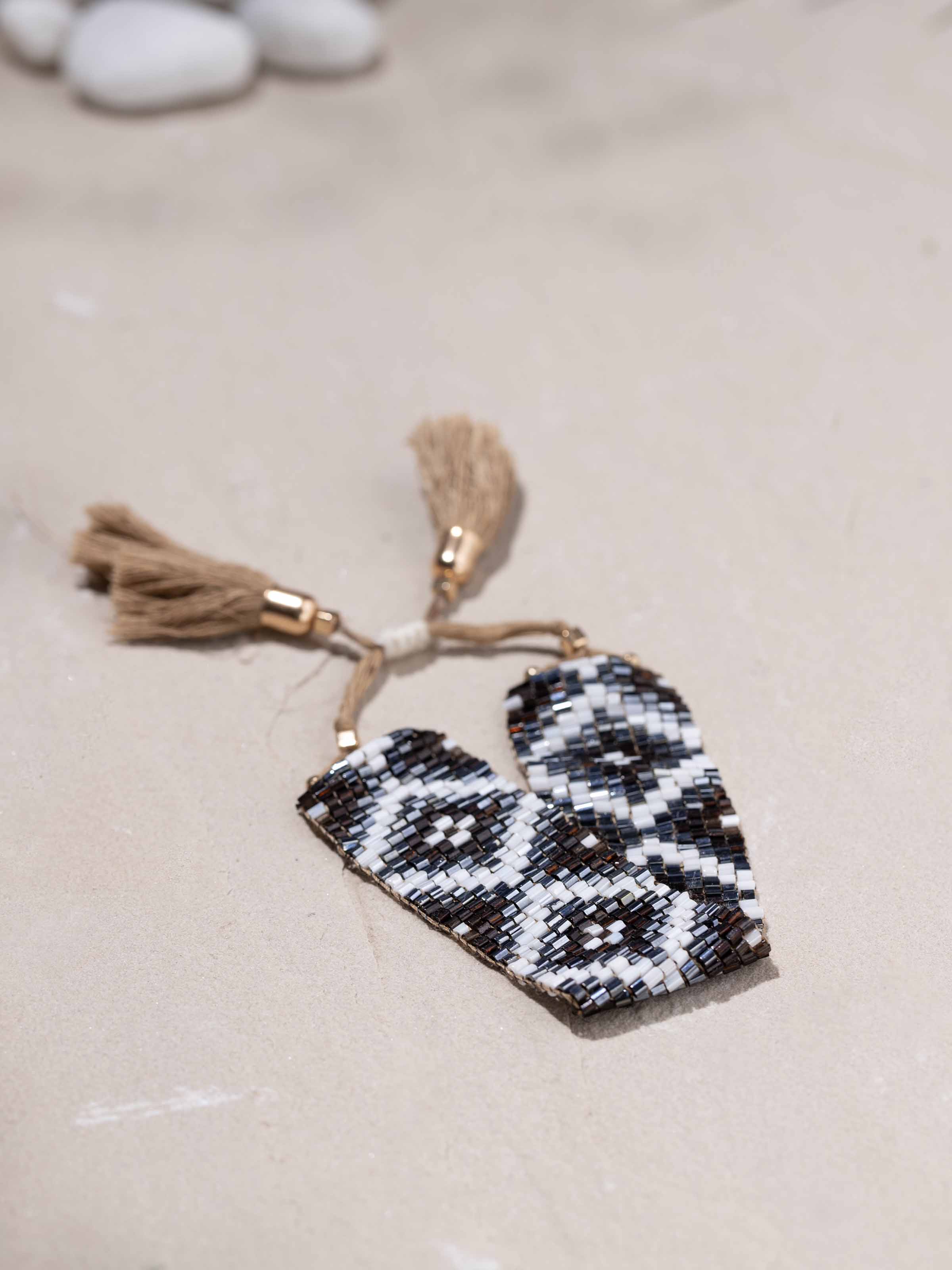 Back view of Handcrafted Flexible Bracelet showing clasp and design features.