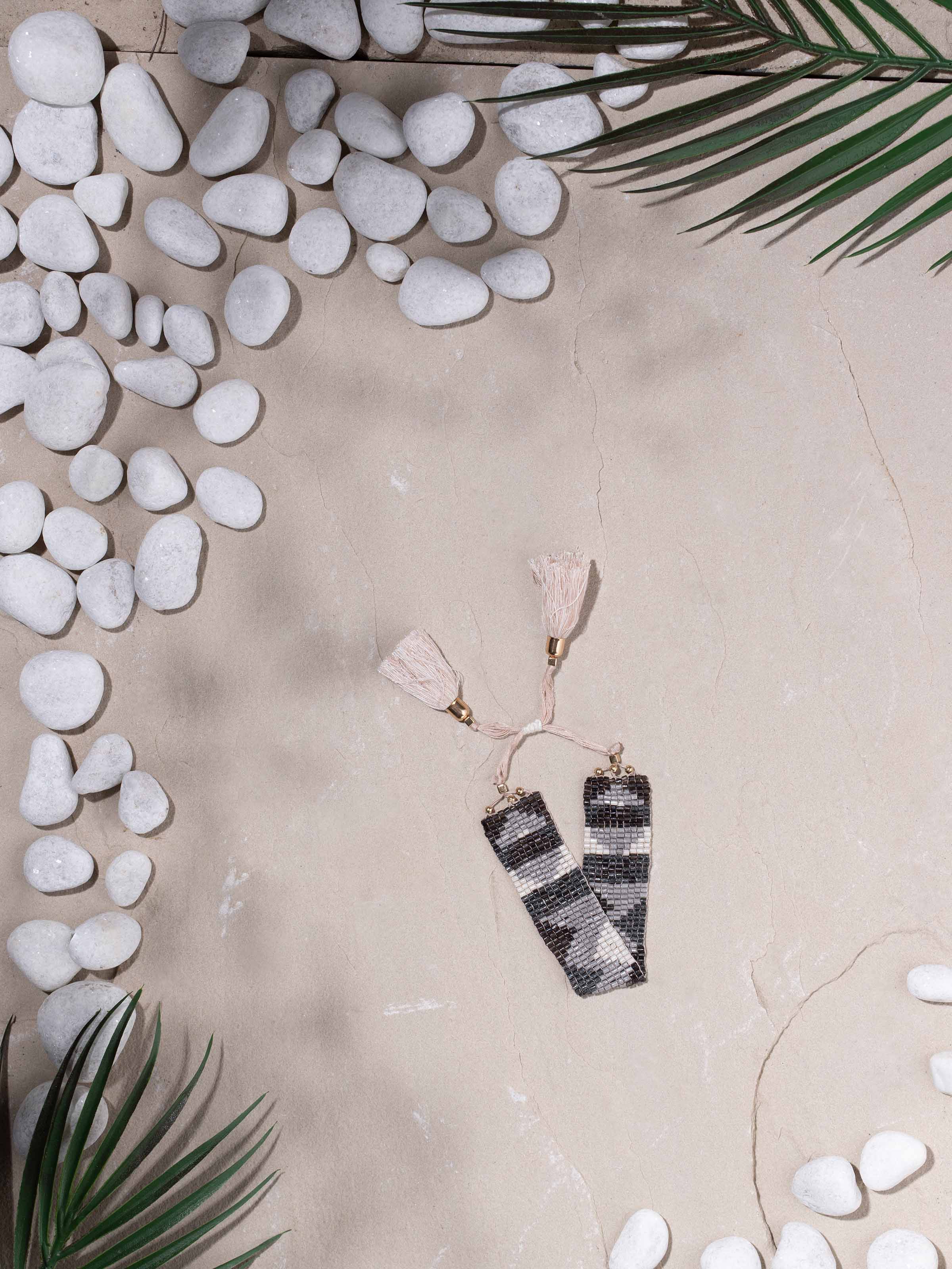 Side view of Handcrafted Flexible Bracelet showcasing its elegant design and detailed work.