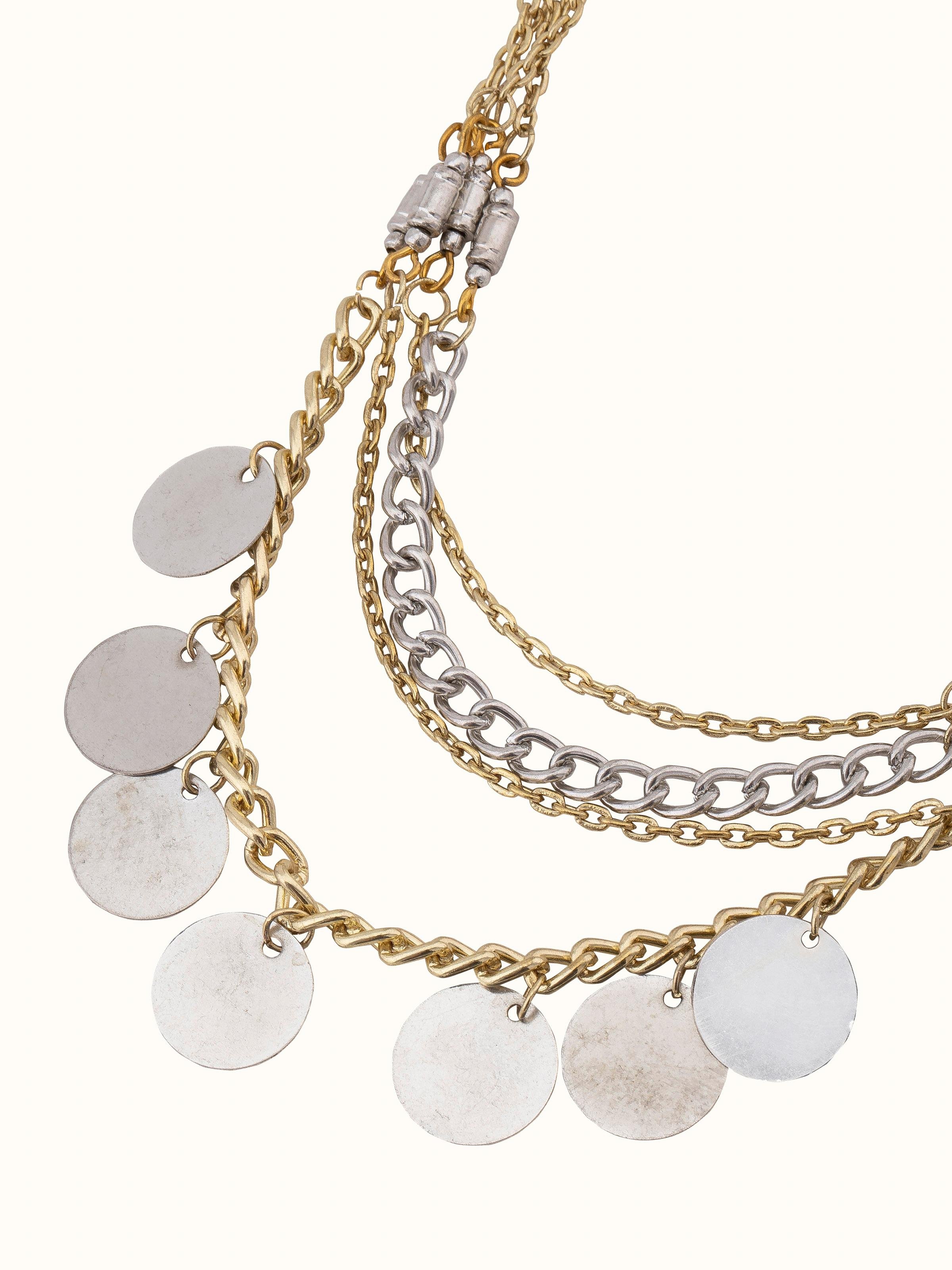 Detailed view of Handcrafted Long Necklace focusing on the fine craftsmanship and intricate design.