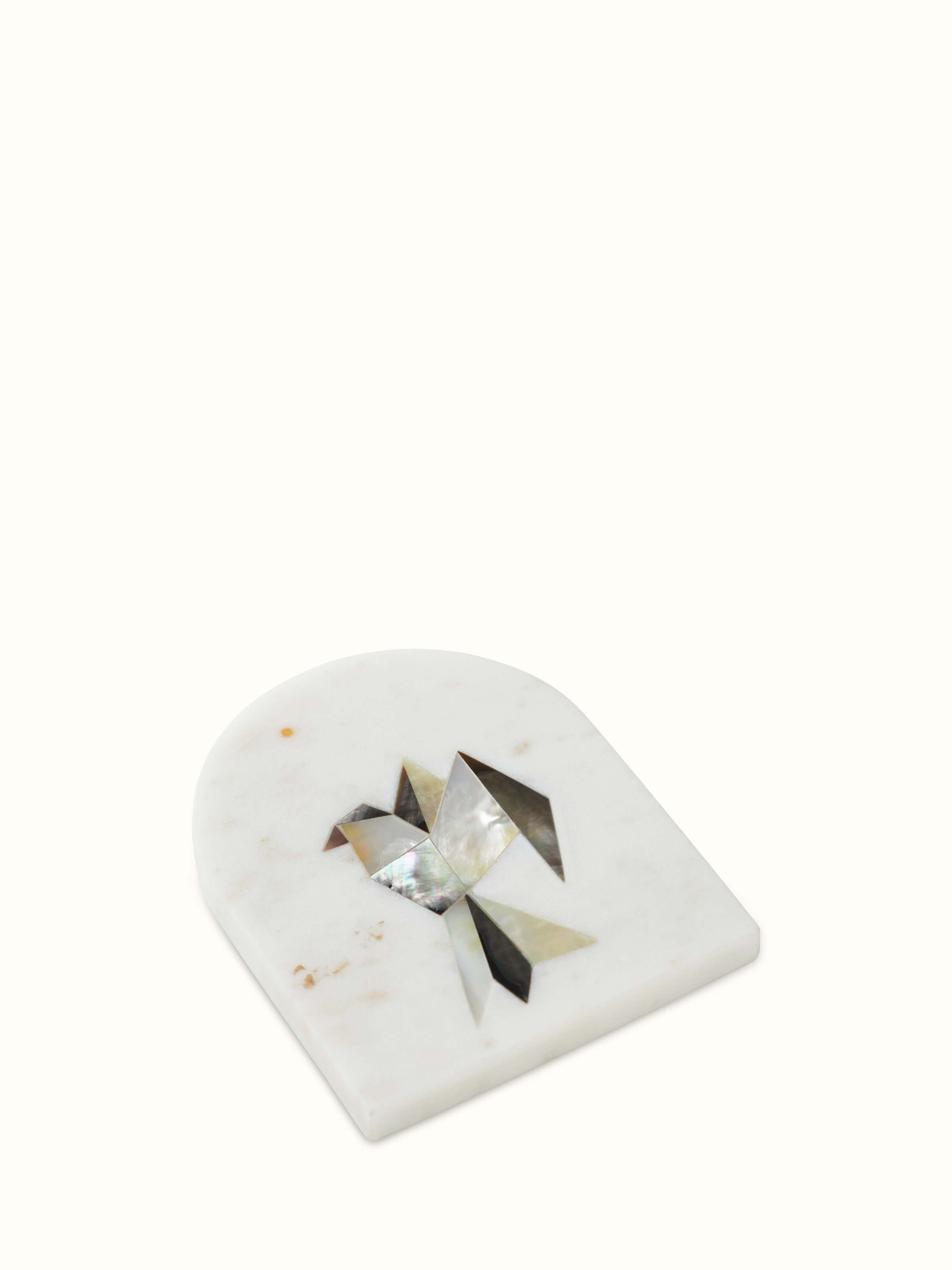 Final angle of Carved Marble Coasters (6 pcs) showing the coasters' overall appearance and carved patterns.