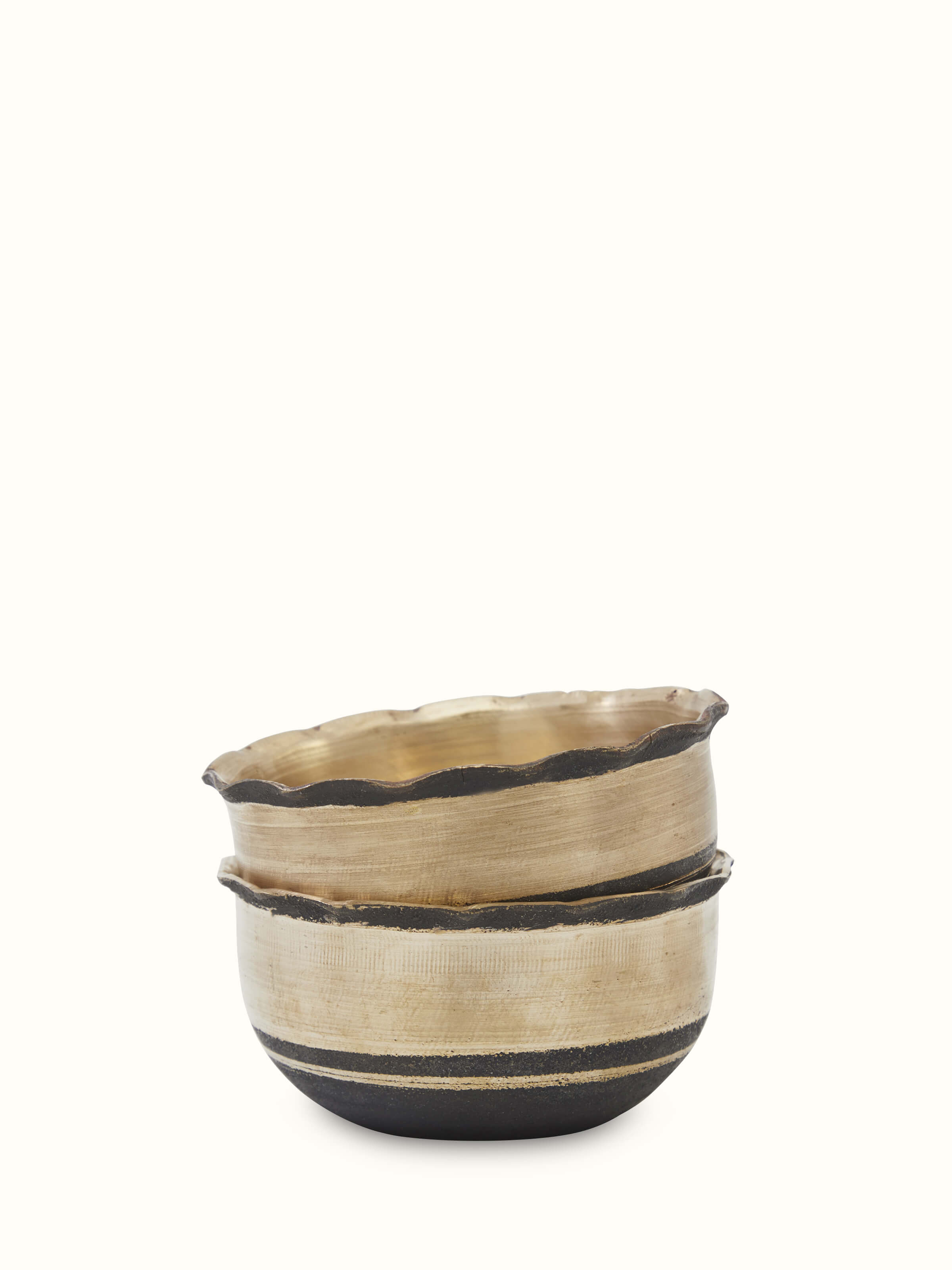 Detailed view of Bell metal pinchha dinner bowl highlighting craftsmanship