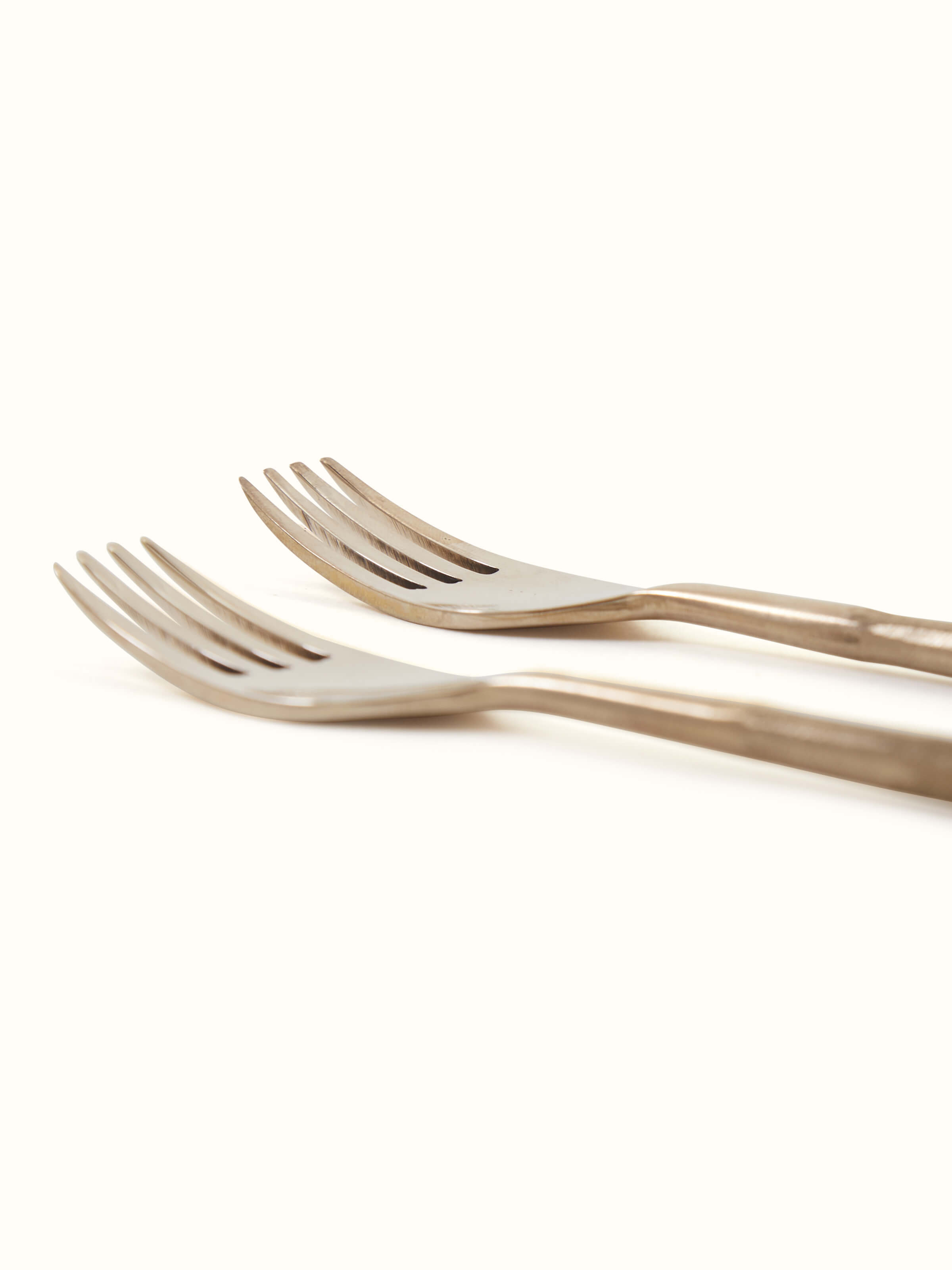 Detailed view of Bell Metal Dinner Fork highlighting the finish and craftsmanship