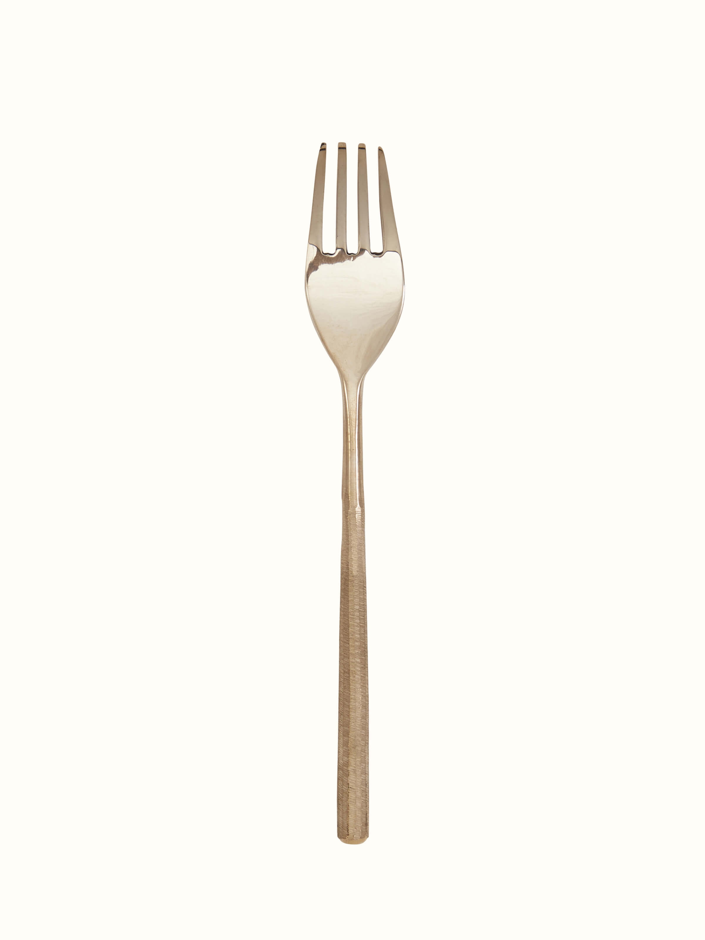Another angle of Bell Metal Dinner Fork showcasing its elegant design