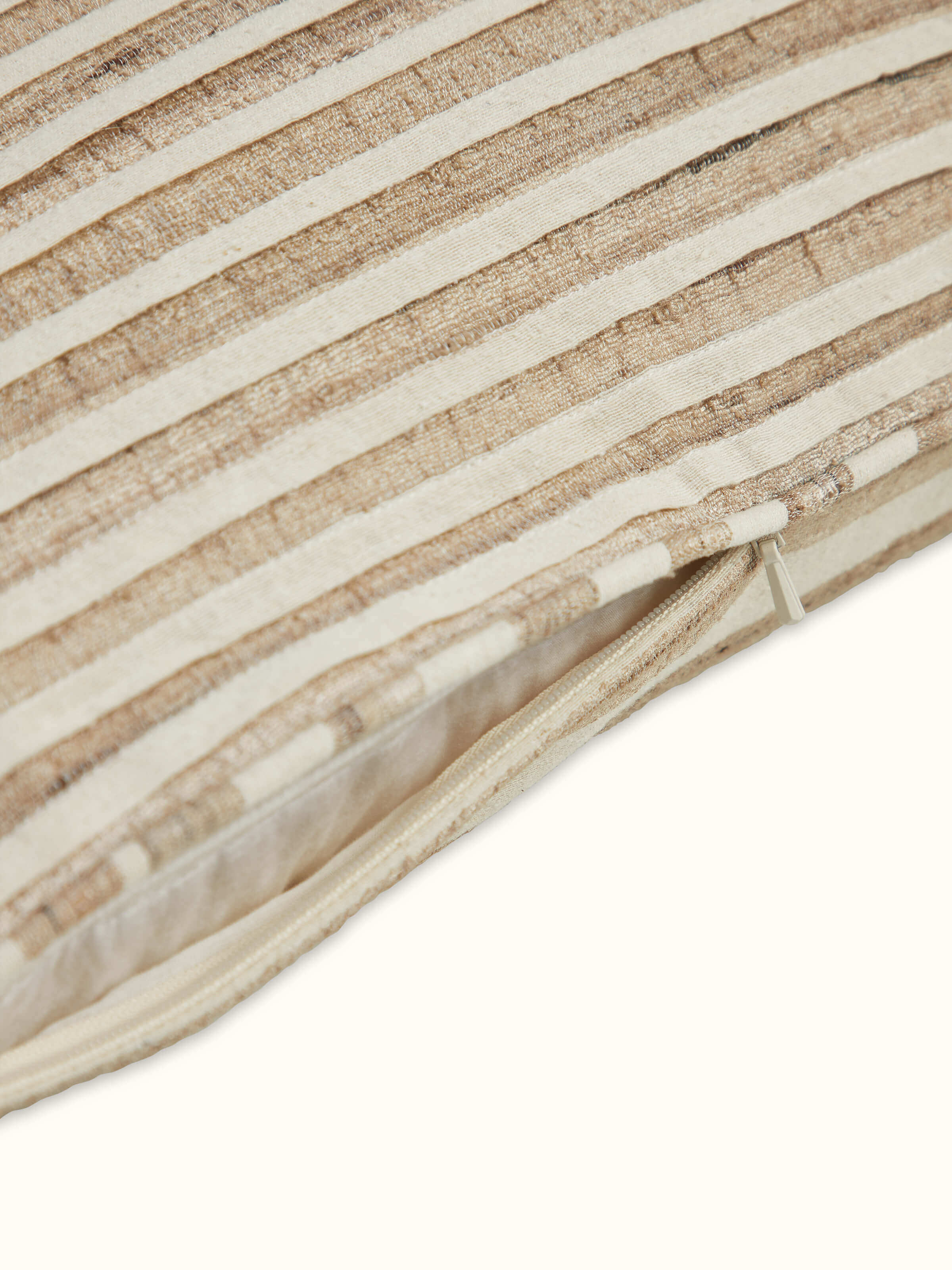 Angled view of folded blue striped napkins highlighting the handloom weave and soft cotton texture.