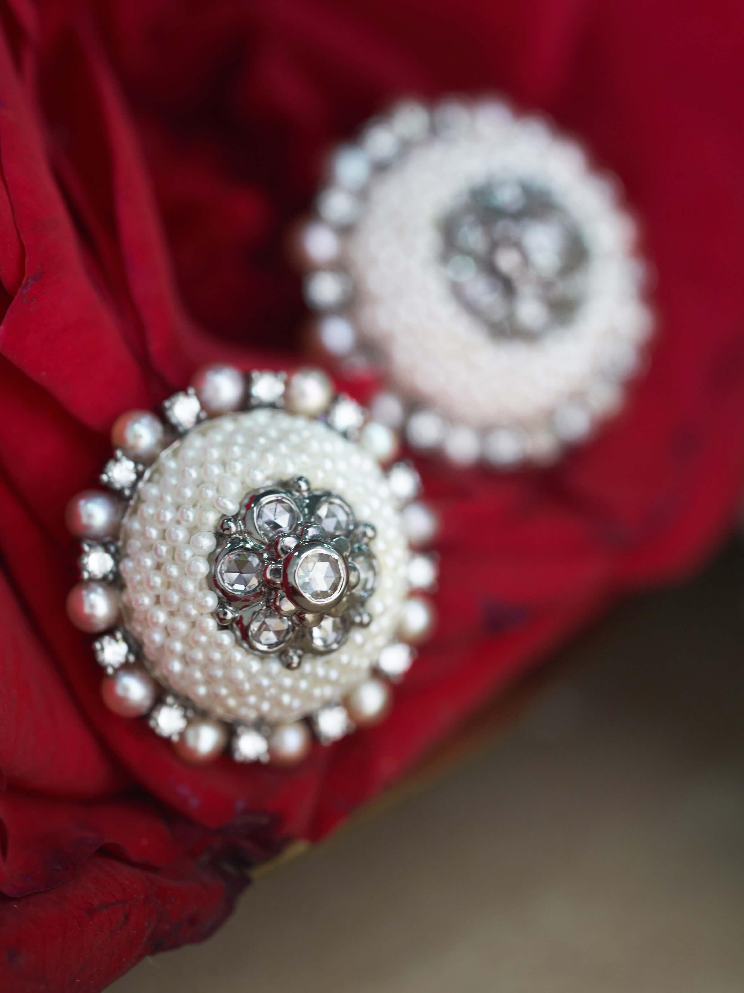 Pearl Pirohi 18 Karat Gold Studs