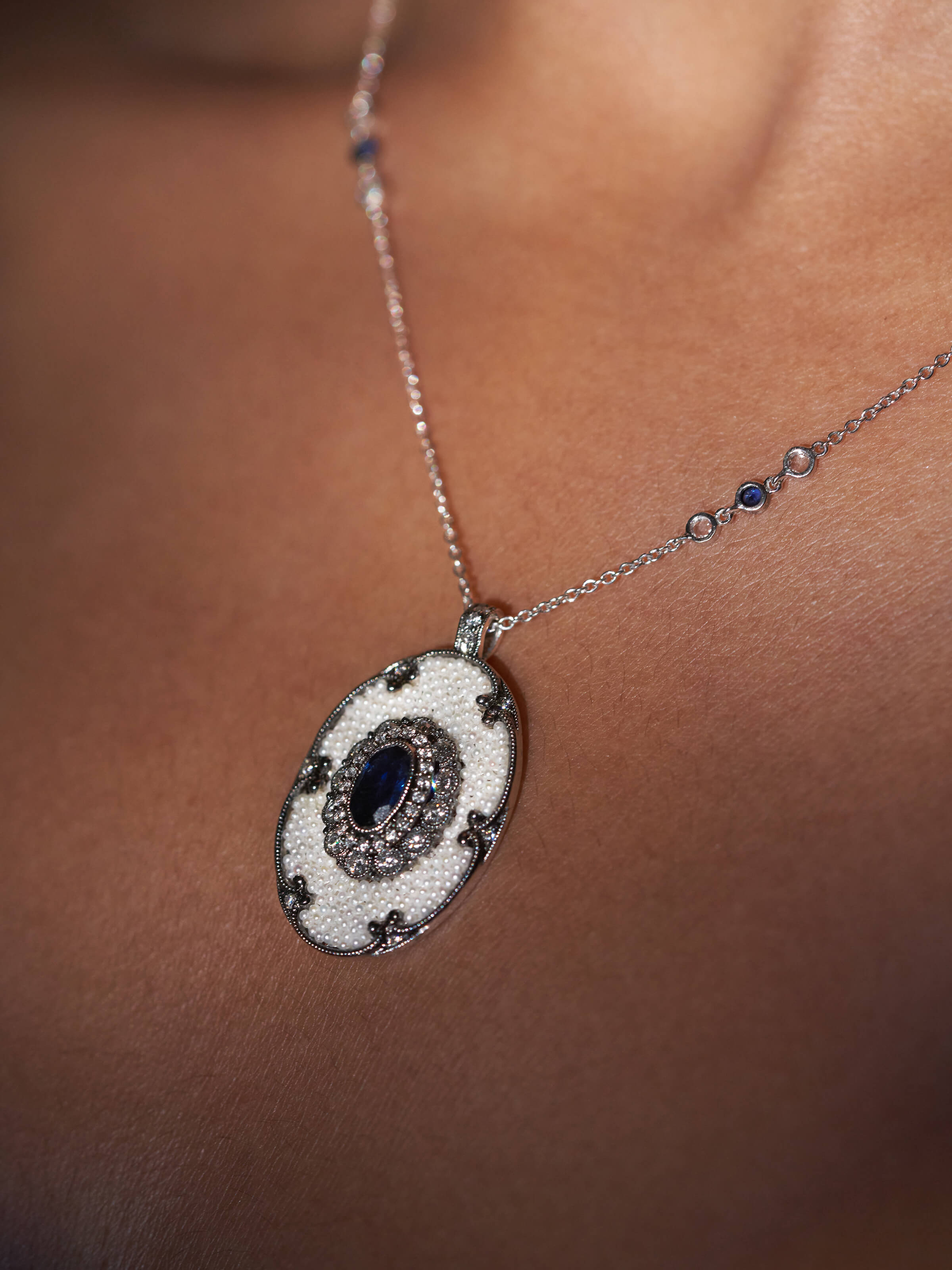 Pearl Pirohi 18 Karat Gold Pendant & Chain