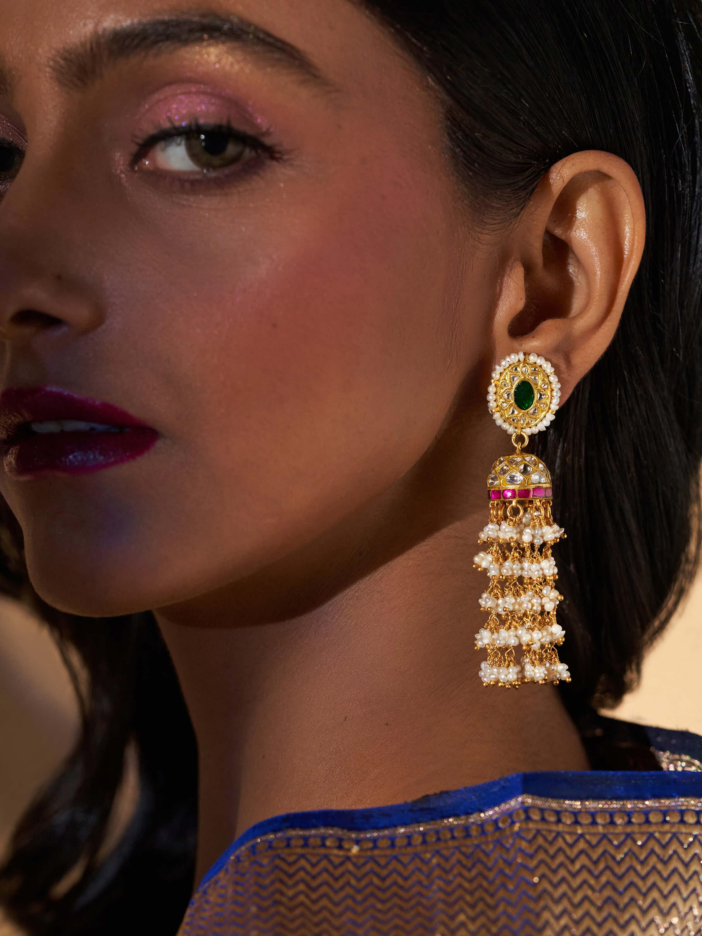 Thappa 22 Karat Gold Jhumka