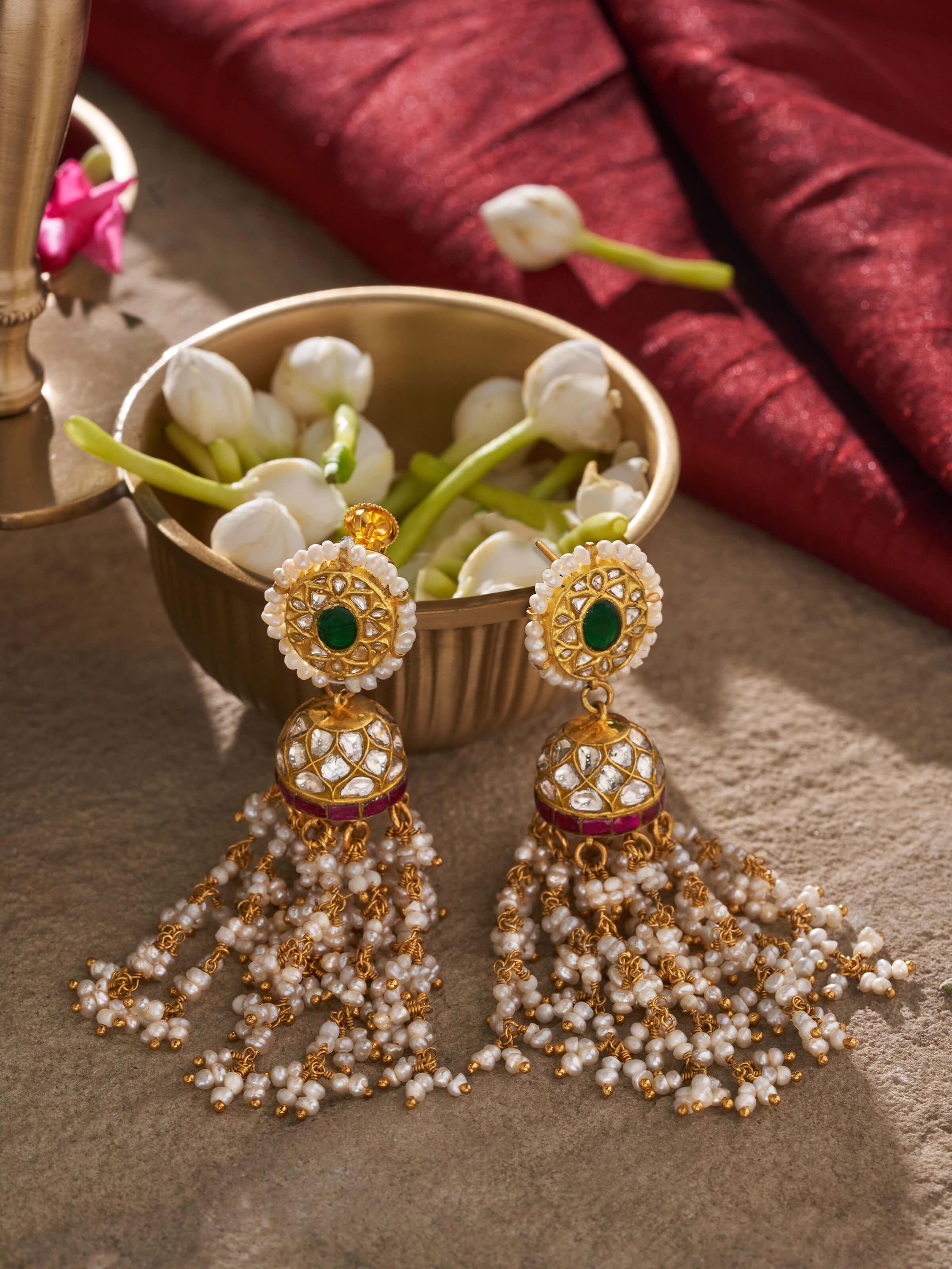 Thappa 22 Karat Gold Jhumka