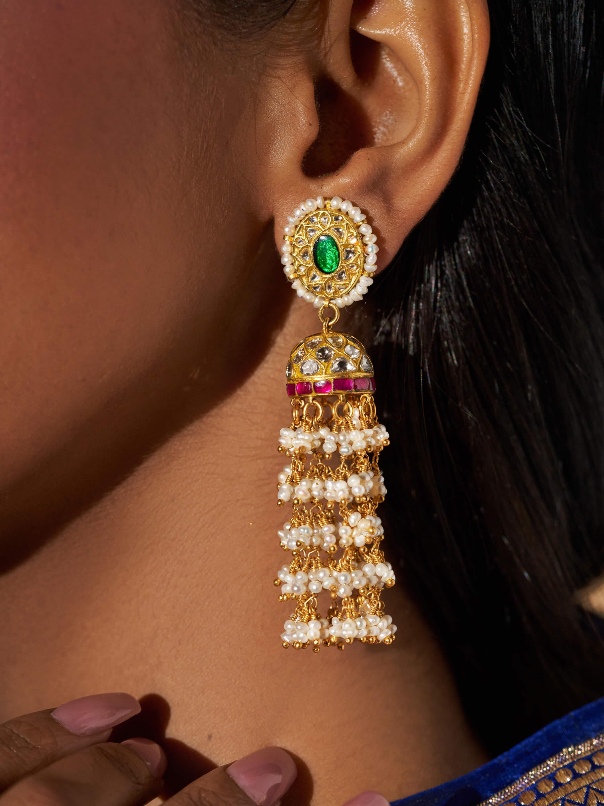 Thappa 22 Karat Gold Jhumka