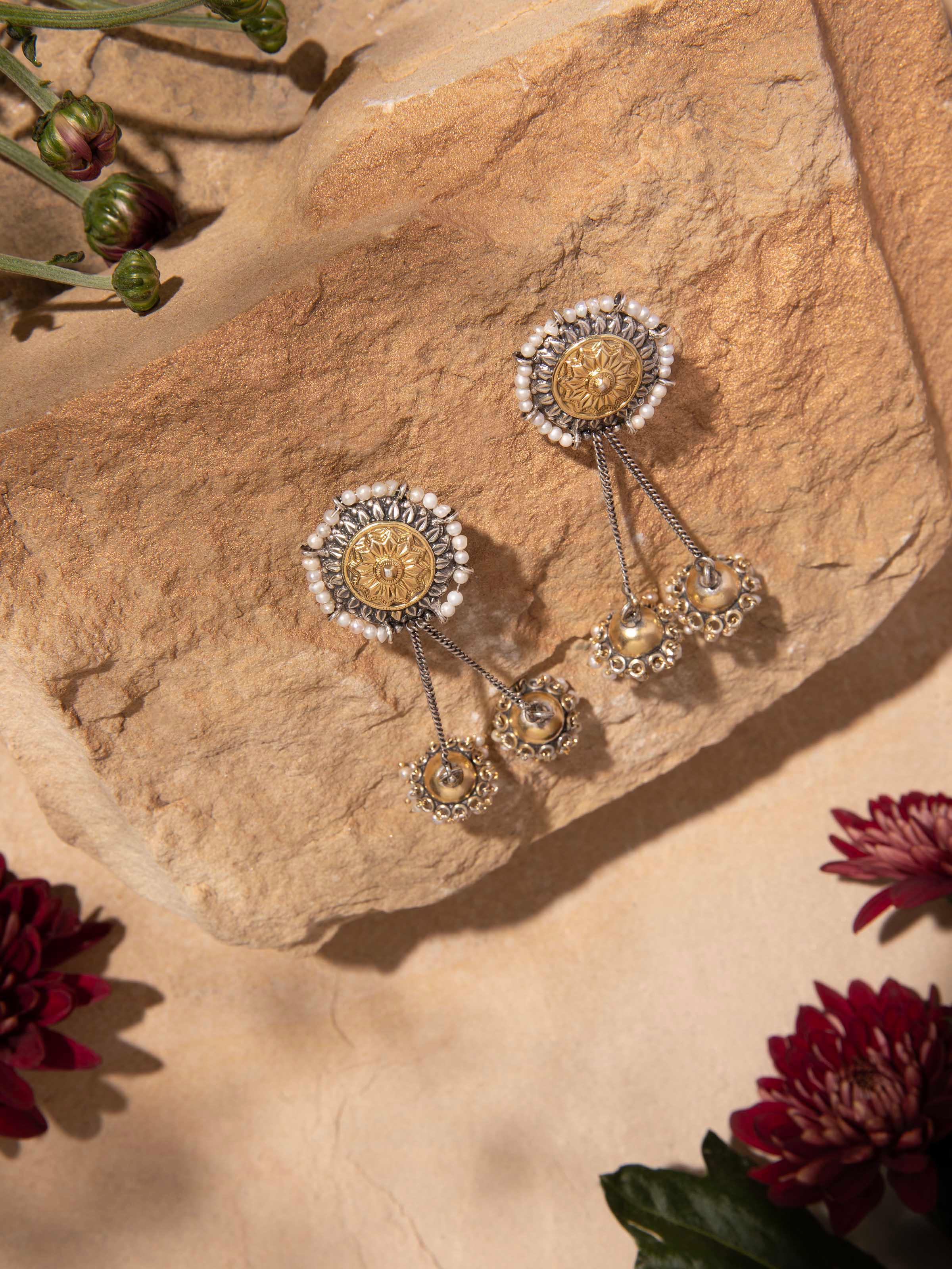 Silver Smithing Jhumkas