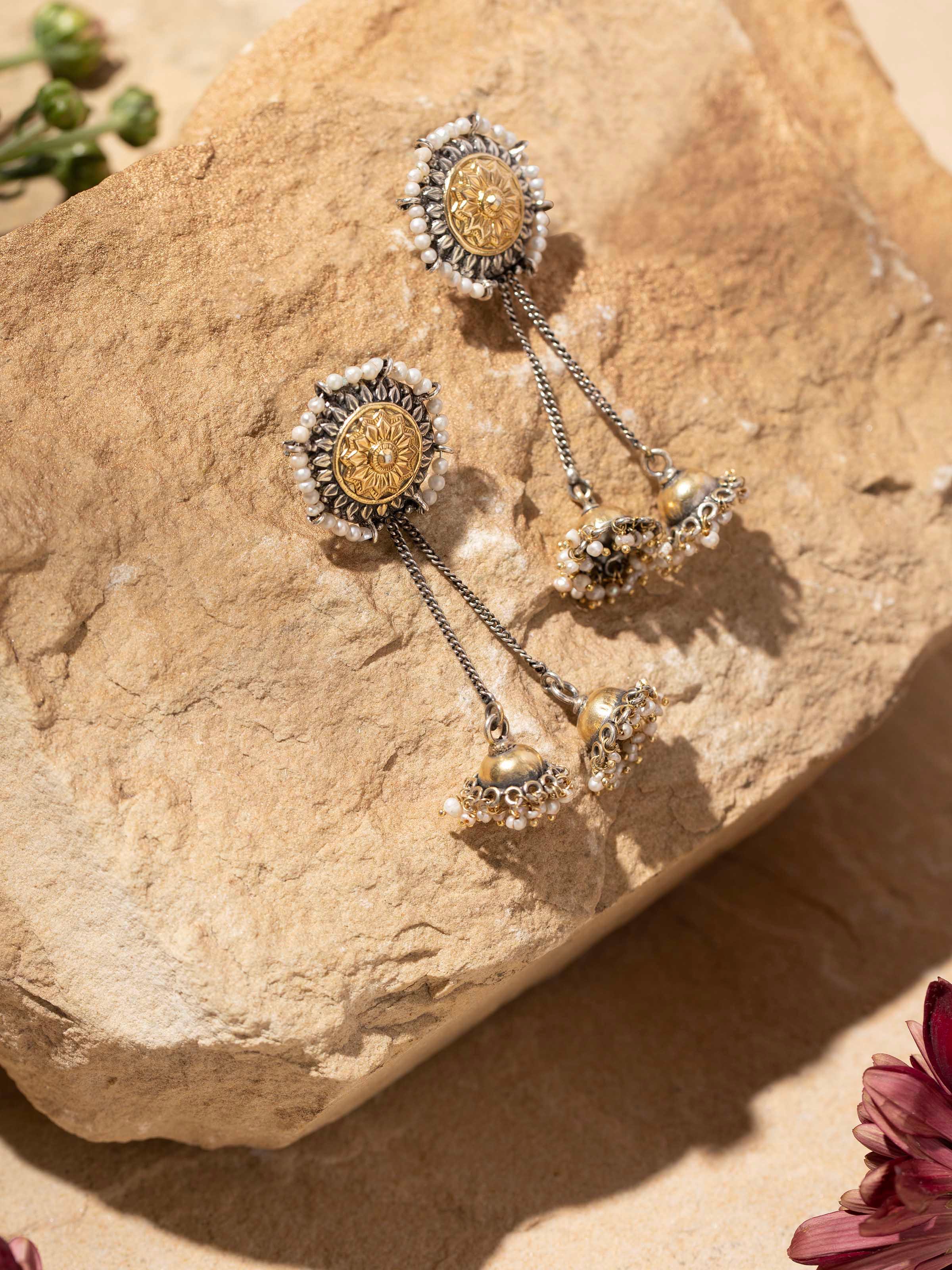 Silver Smithing Jhumkas