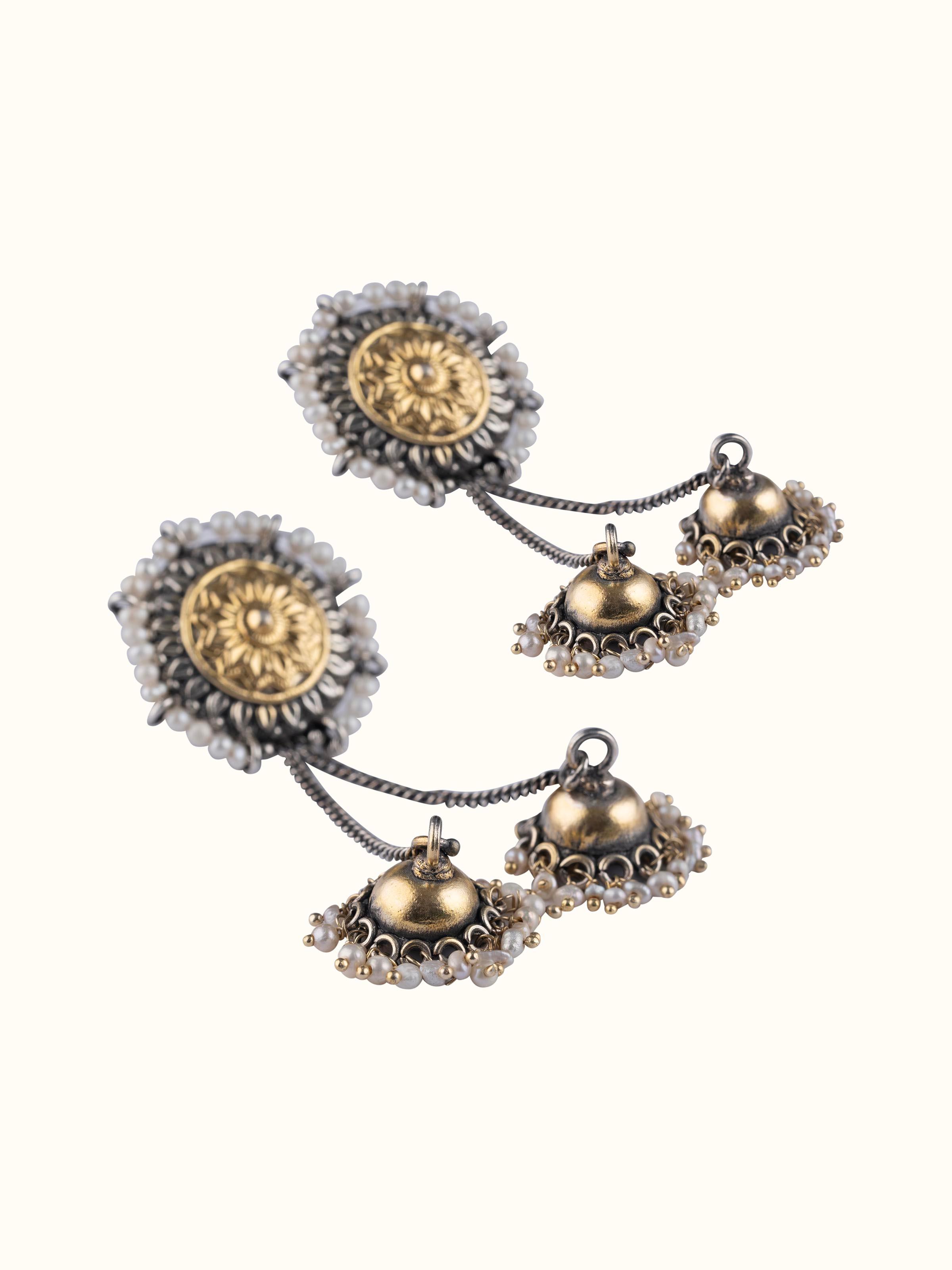 Silver Smithing Jhumkas
