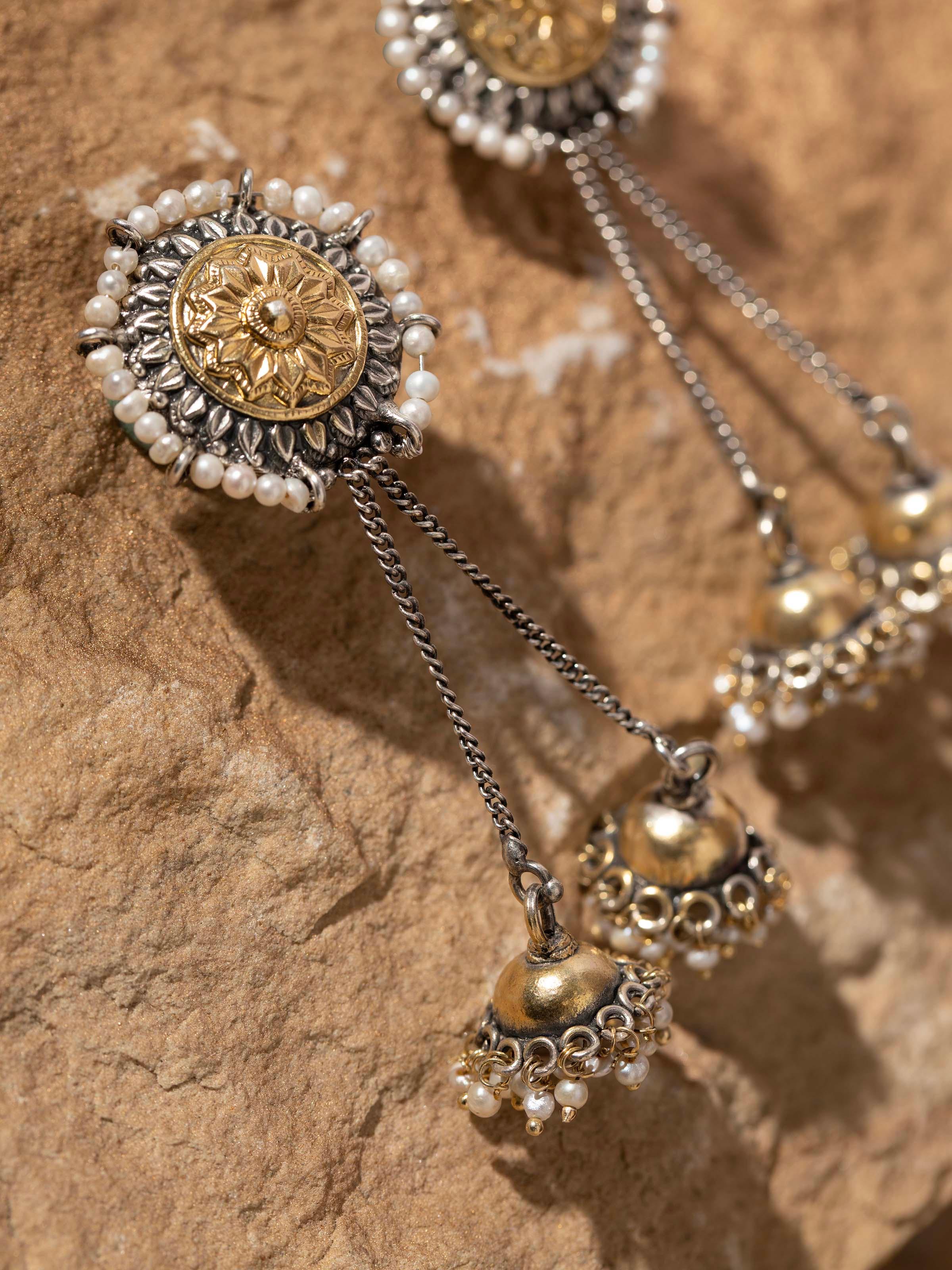 Silver Smithing Jhumkas