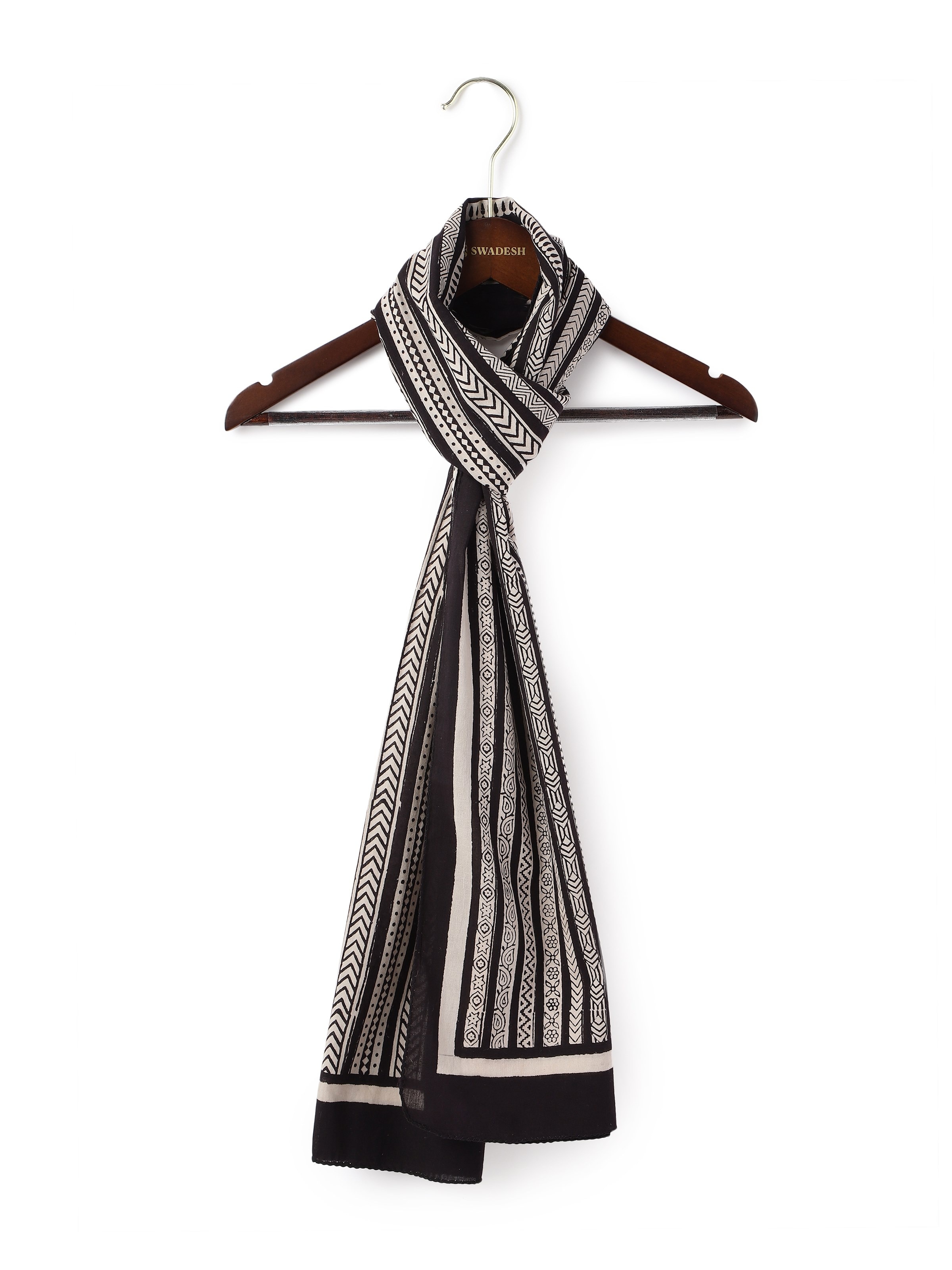 Cotton Bagh Block Printed Stole