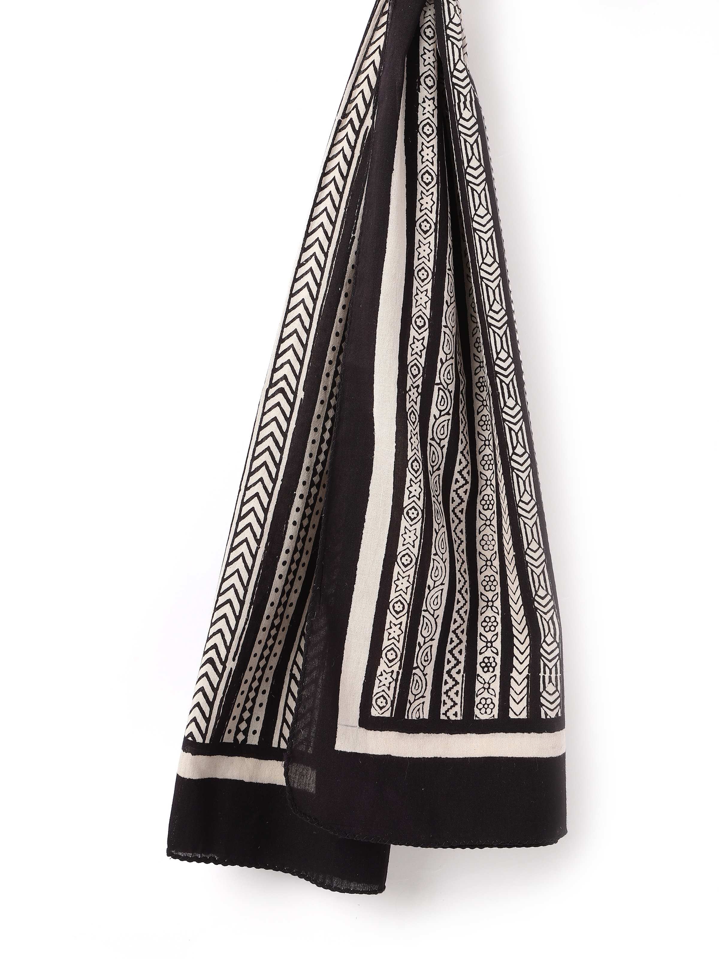 Cotton Bagh Block Printed Stole