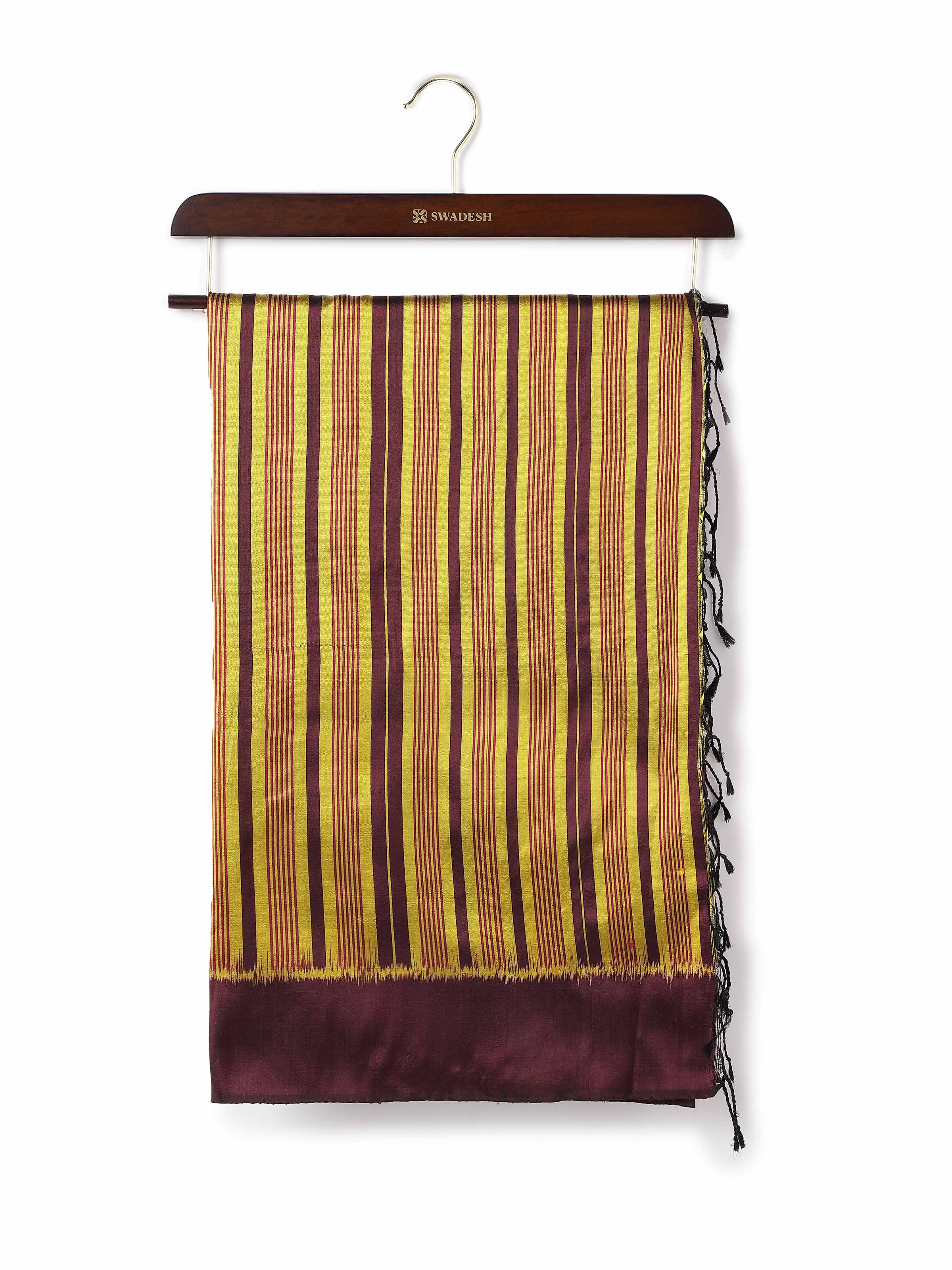 Brown Silk Odisha Ikat Dupatta