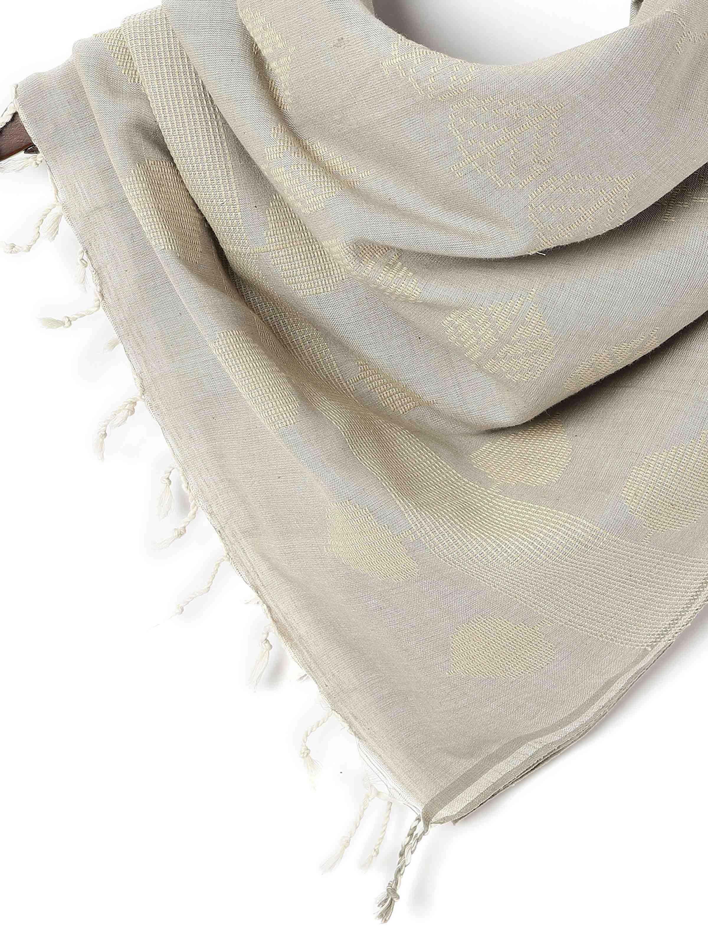 Cotton Extra-weft Stole