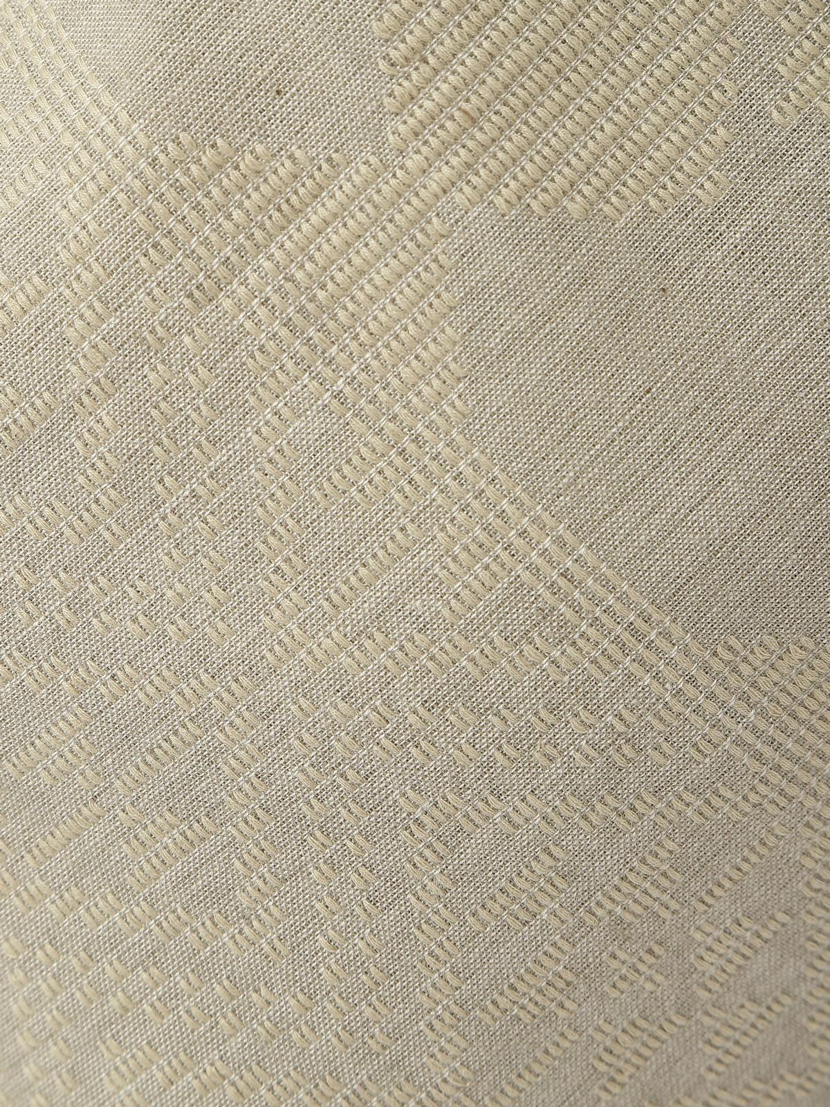 Grey Cotton Extra-weft Stole