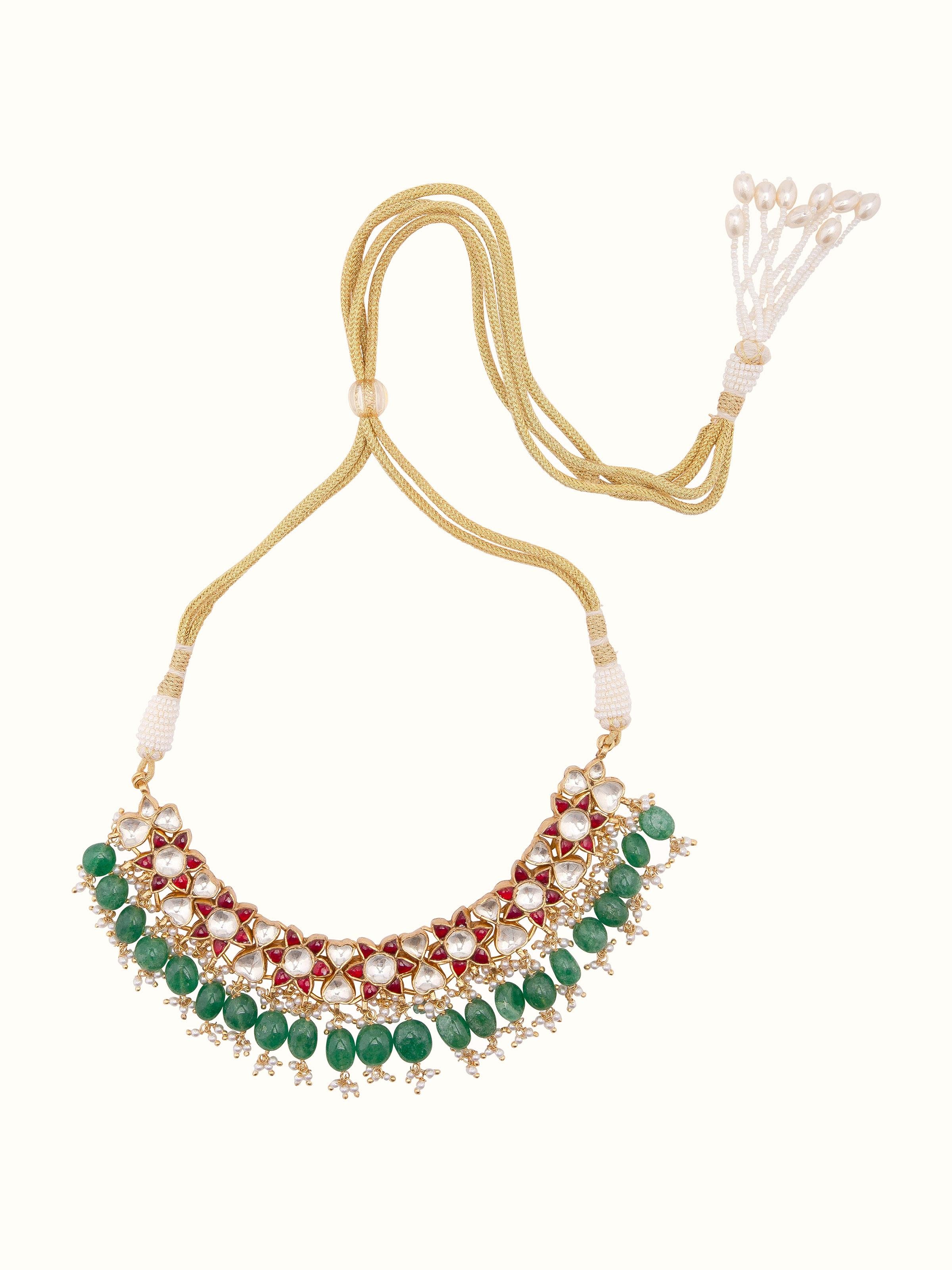 Front view of Silver Smithing Collar Necklace featuring sophisticated design and high-quality silver work.