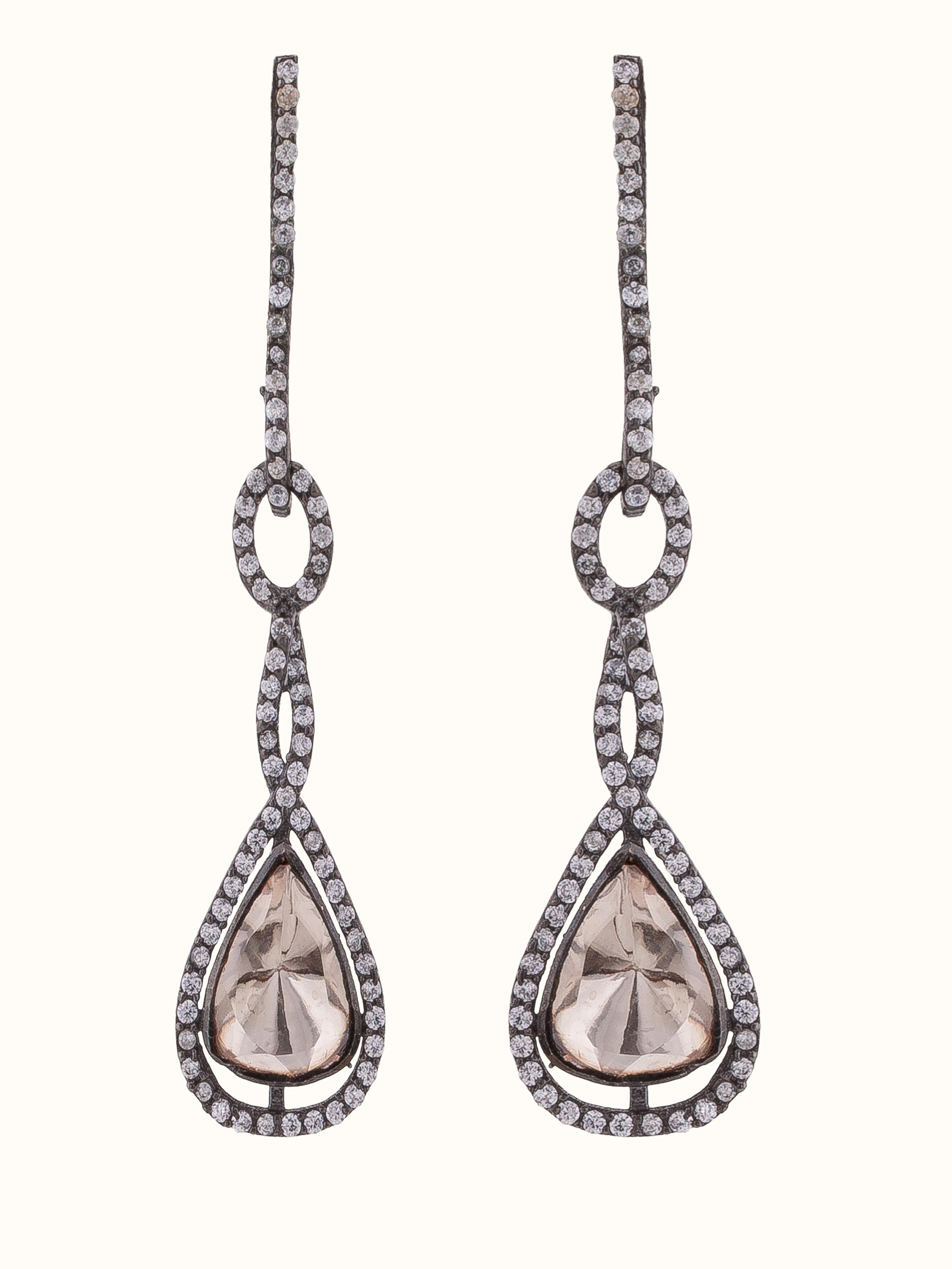 Silver Smithing Drop Earrings