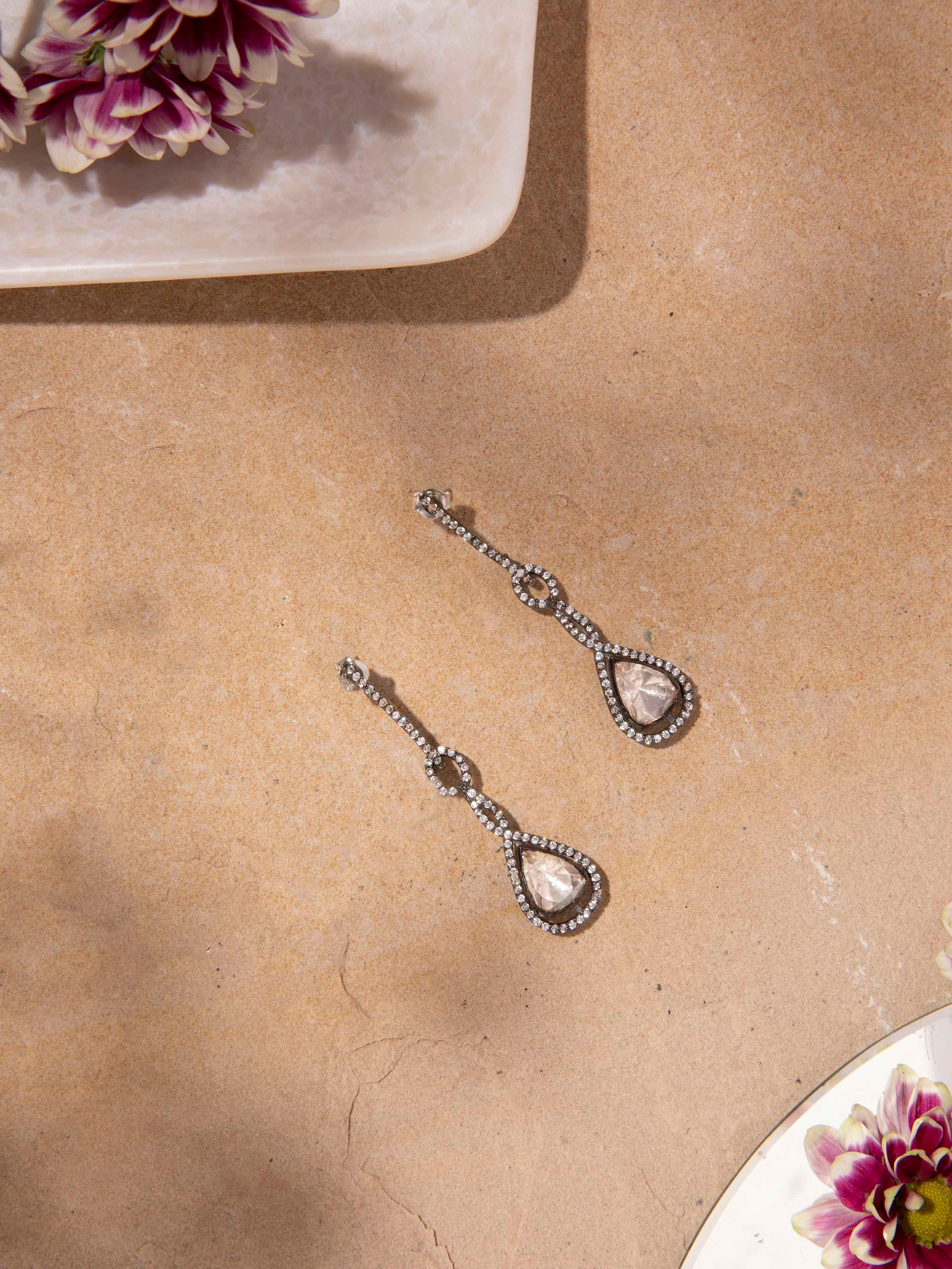 Silver Smithing Drop Earrings