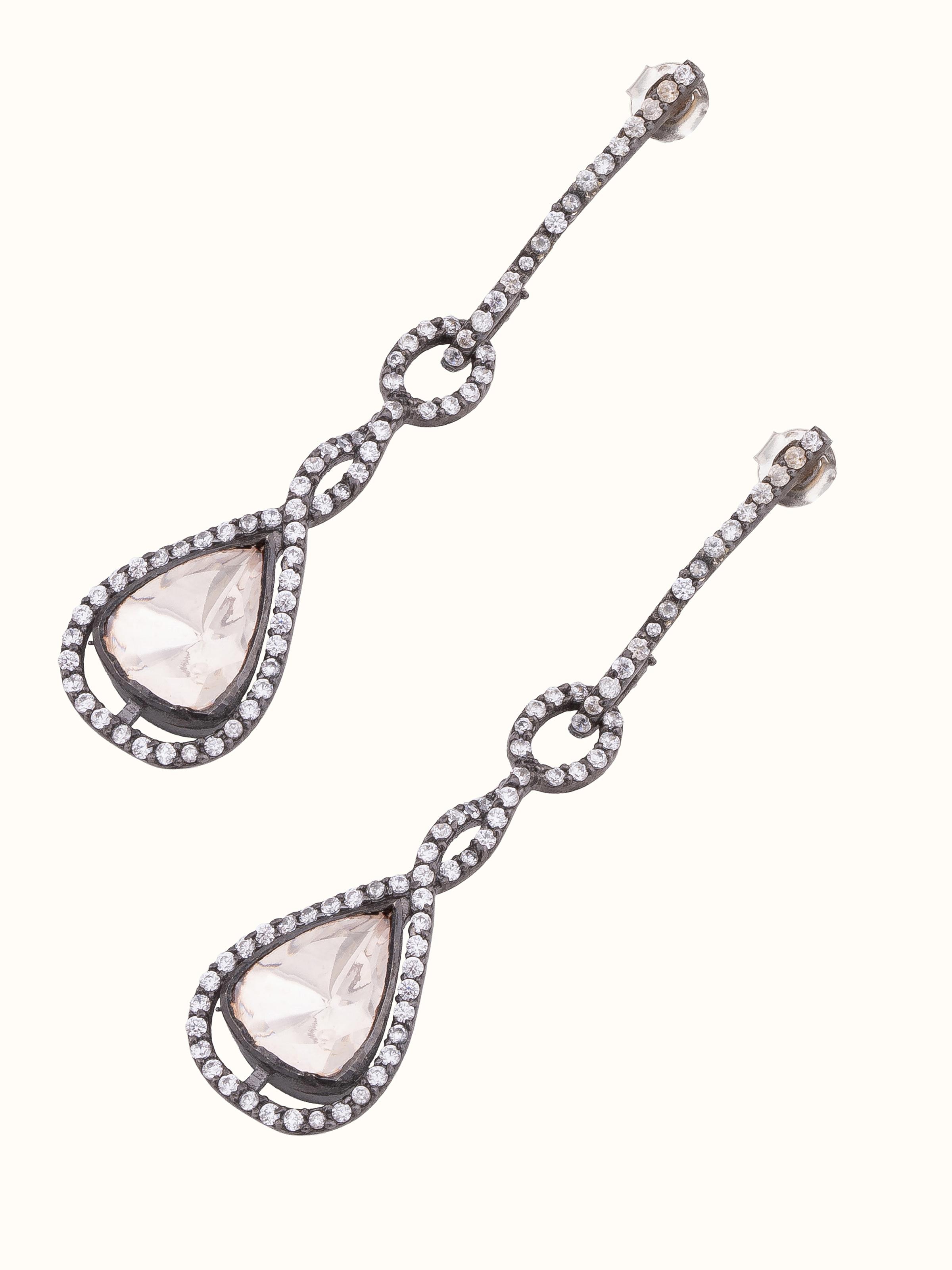 Silver Smithing Drop Earrings