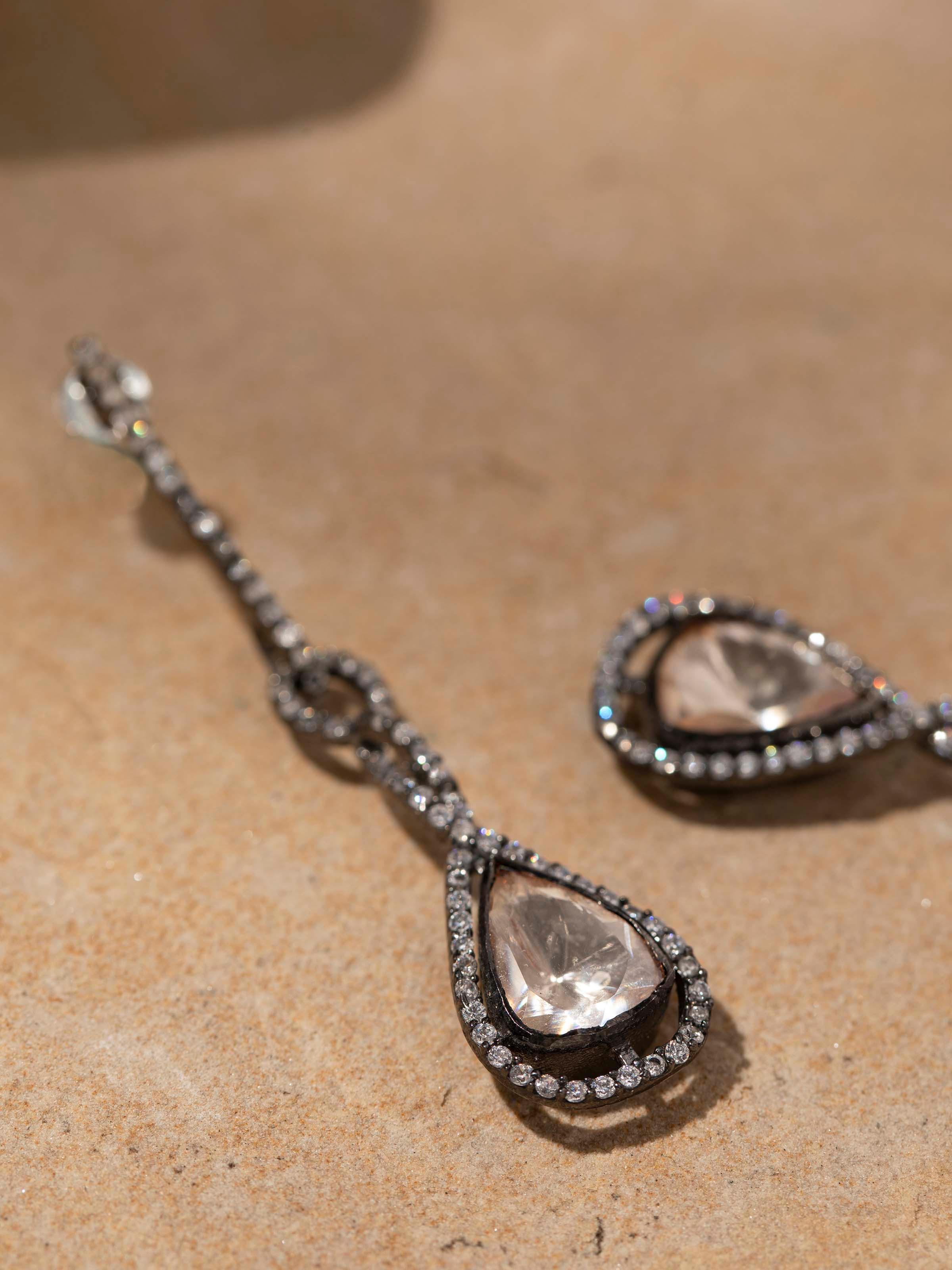 Silver Smithing Drop Earrings
