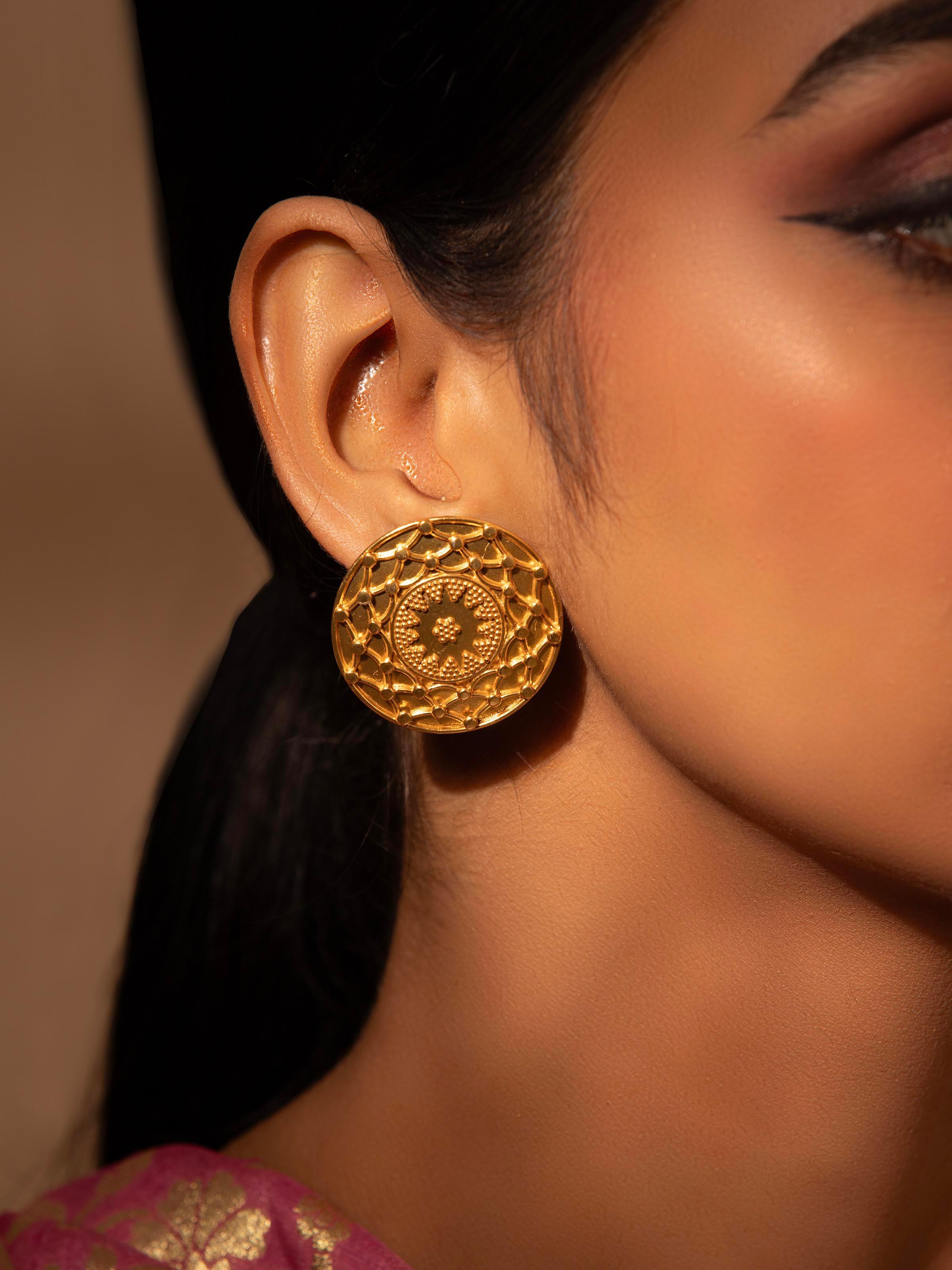 Rajashri Silver Smithing Studs