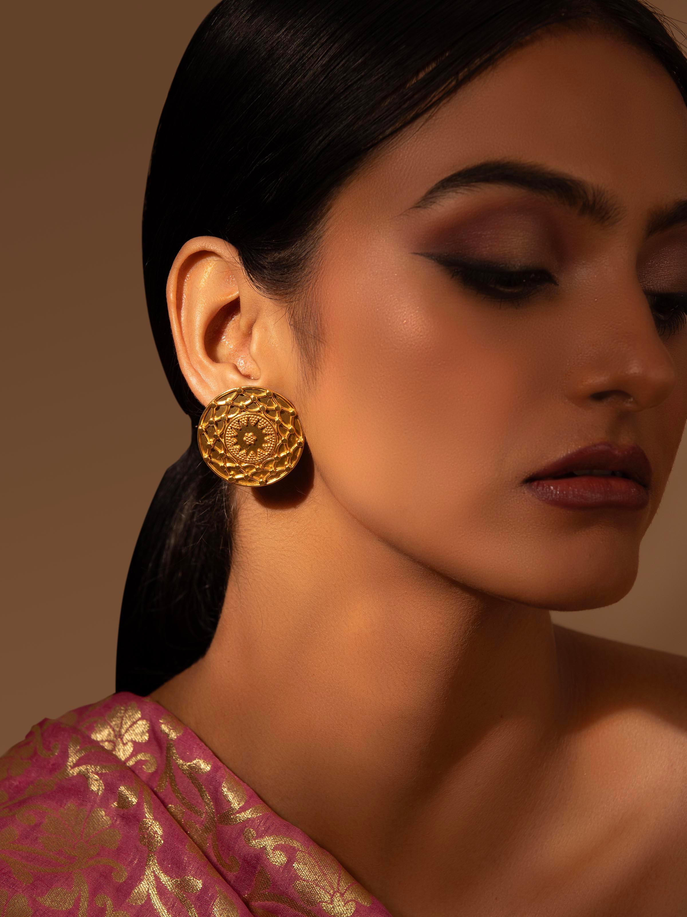 Rajashri Silver Smithing Studs