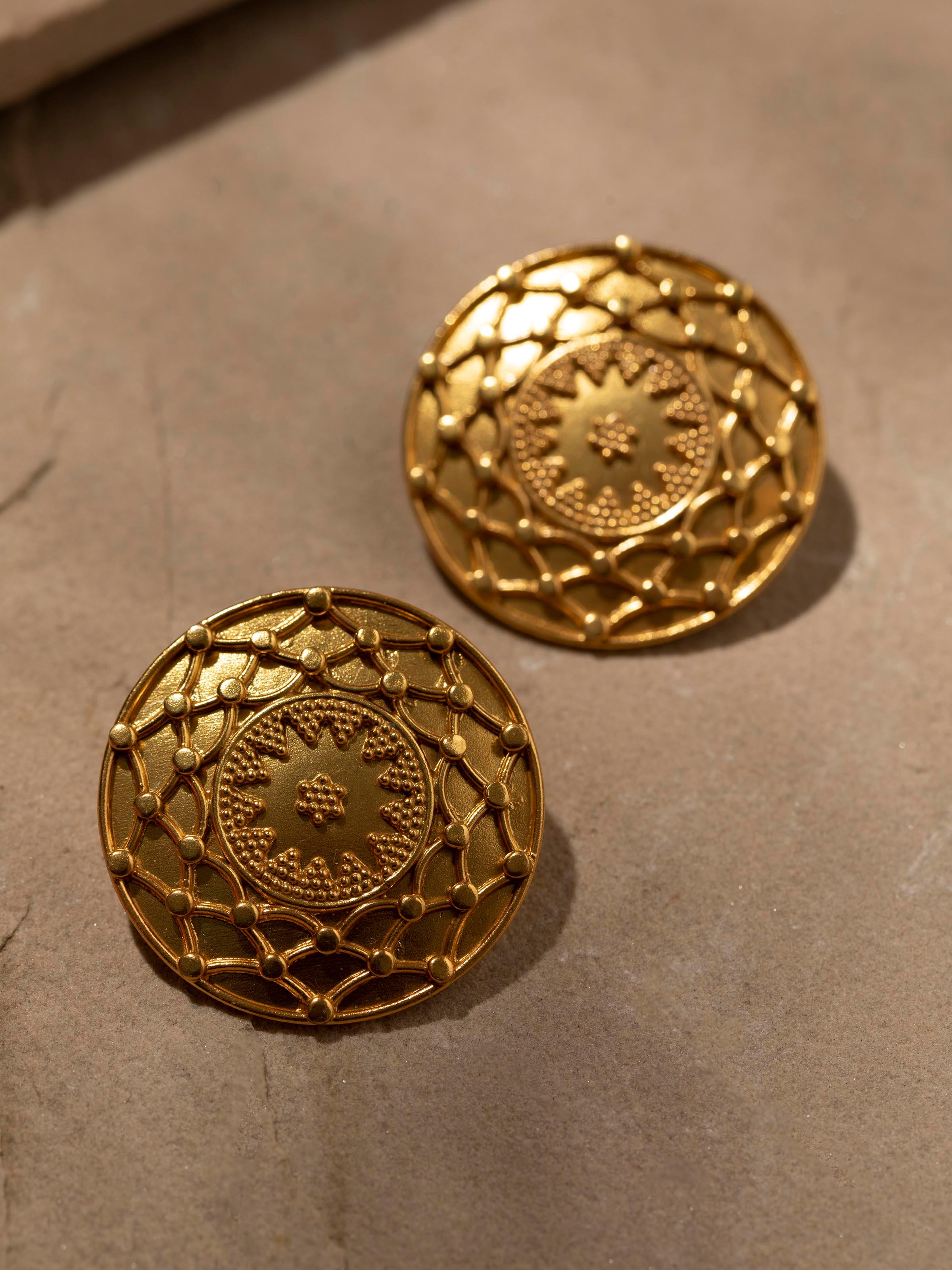 Rajashri Silver Smithing Studs