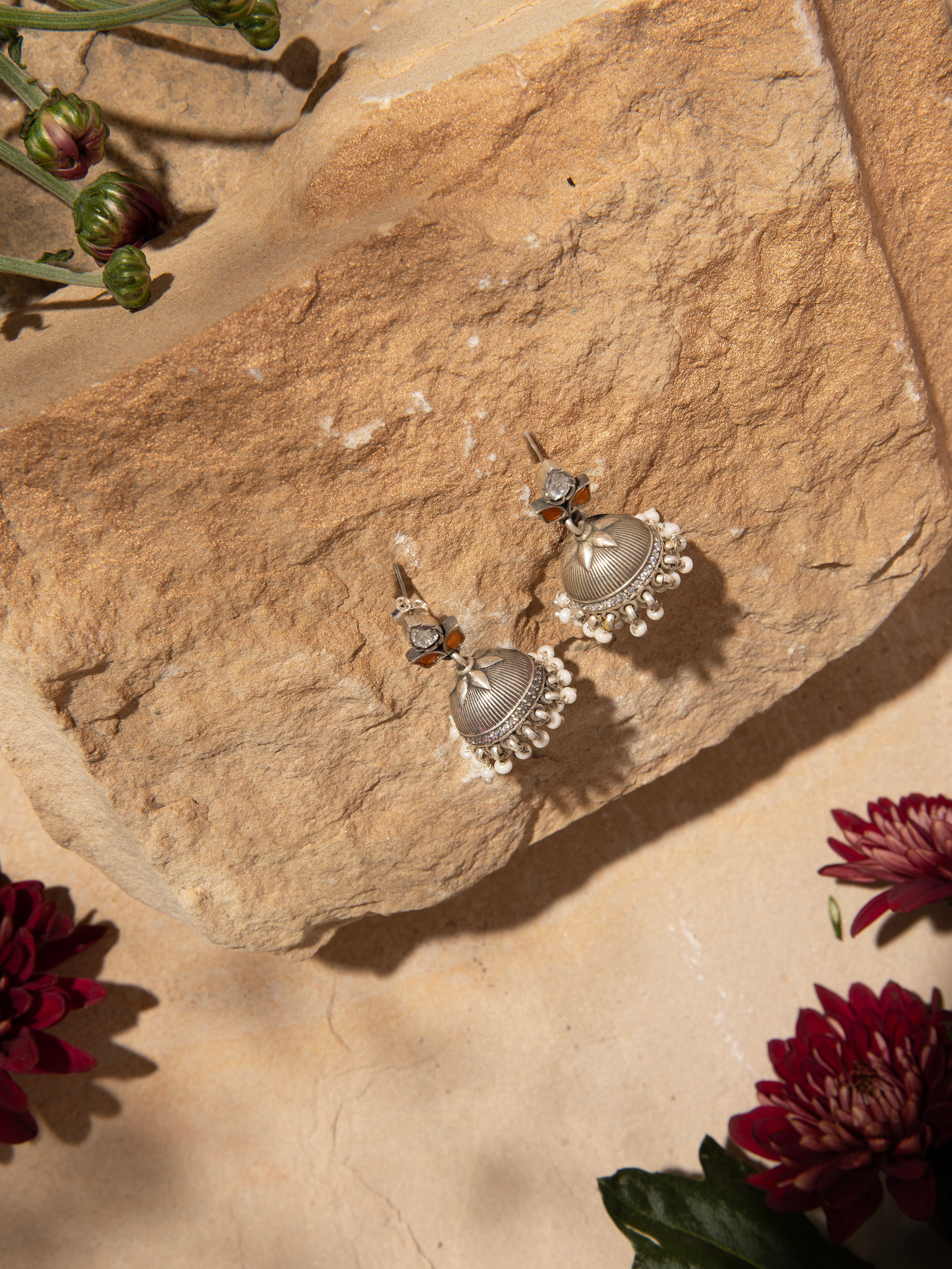 Silver Smithing Jhumkas