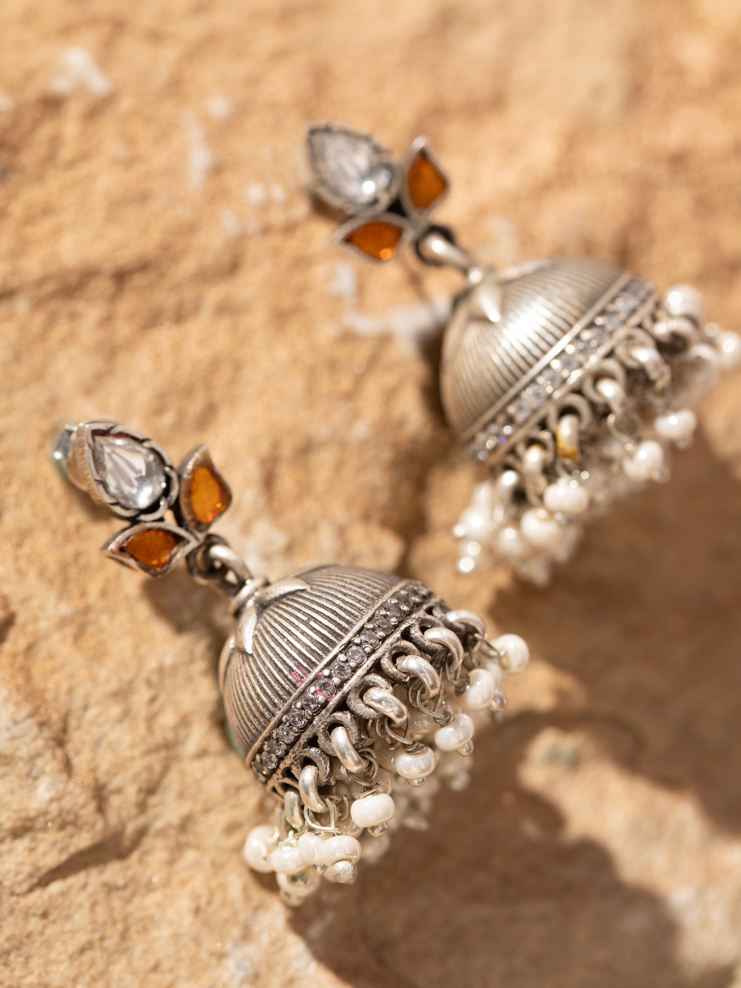 Silver Smithing Jhumkas