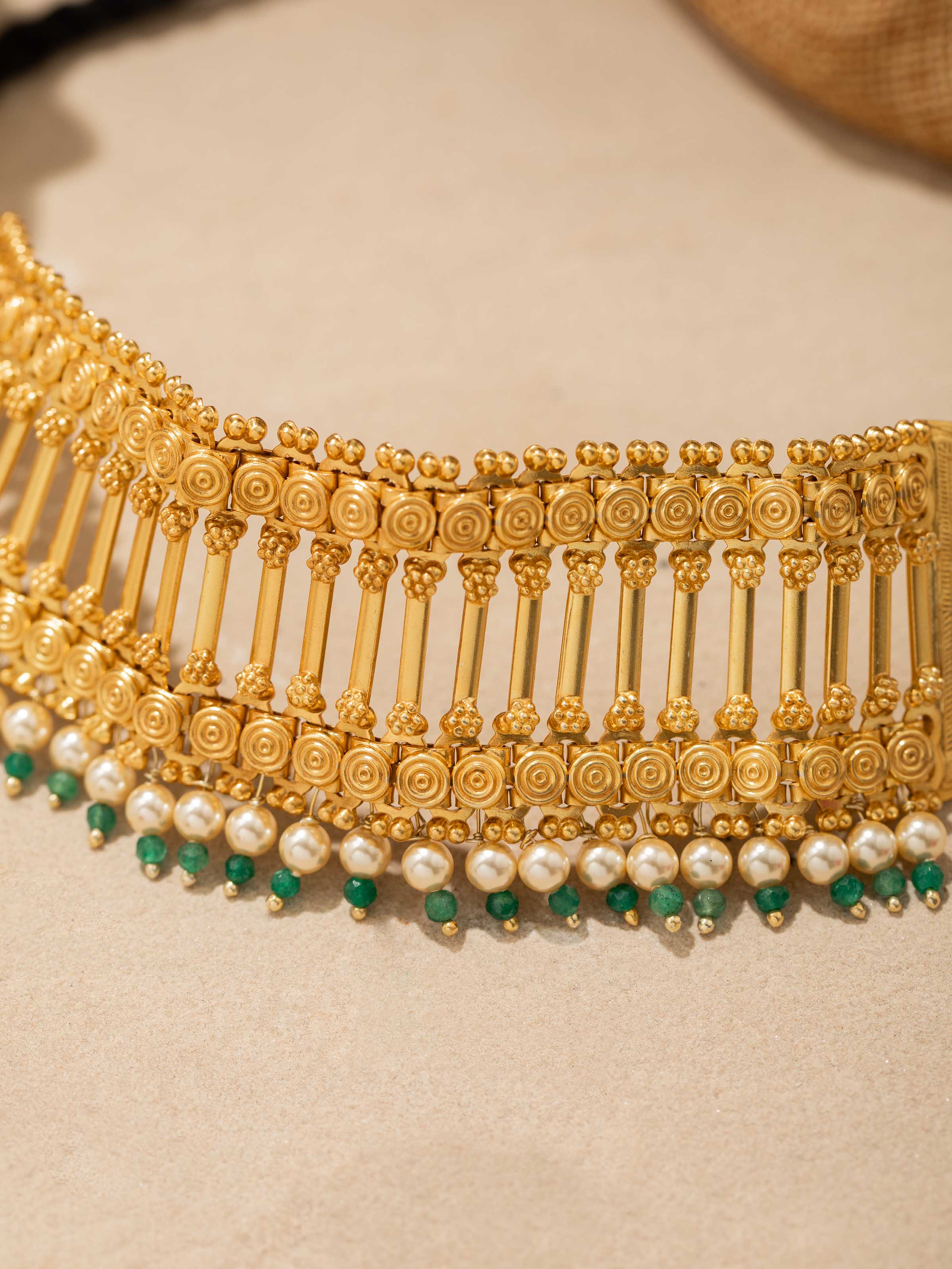 Detailed image of Silver Smithing Choker highlighting craftsmanship