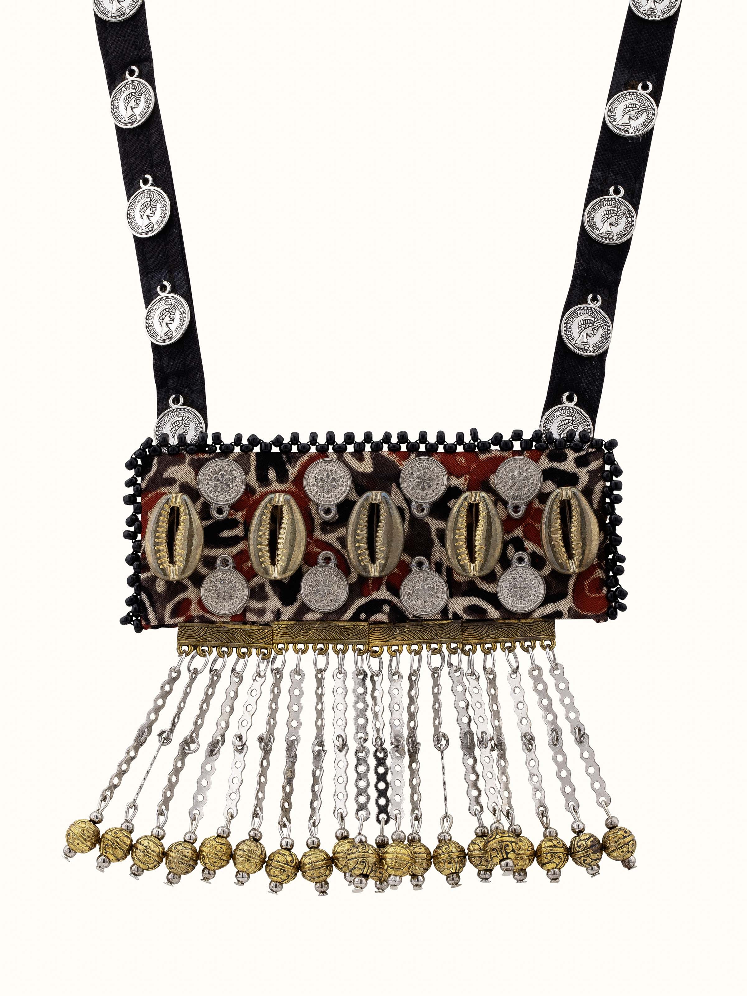 Ajrakh Long Necklace