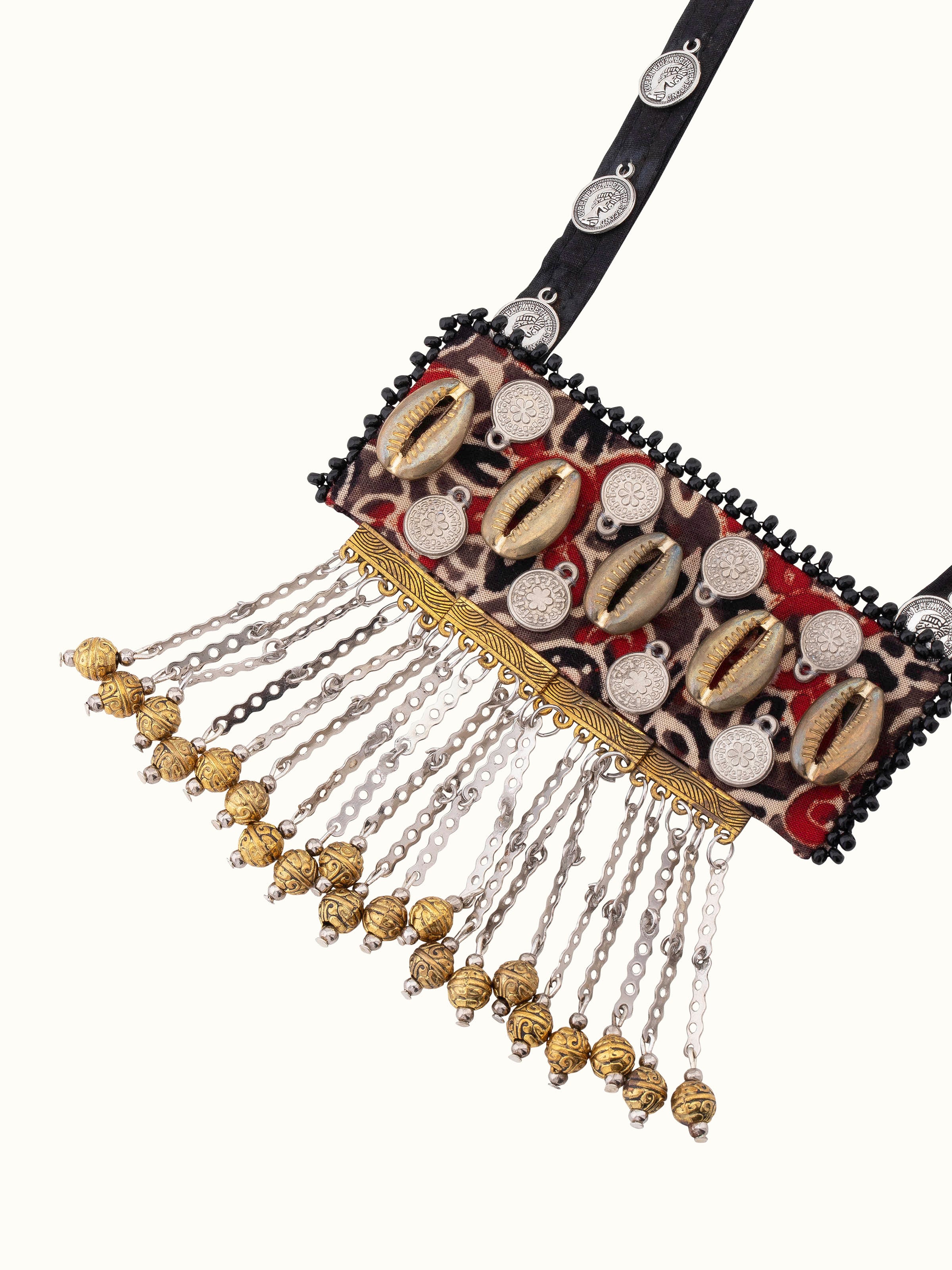 Ajrakh Long Necklace