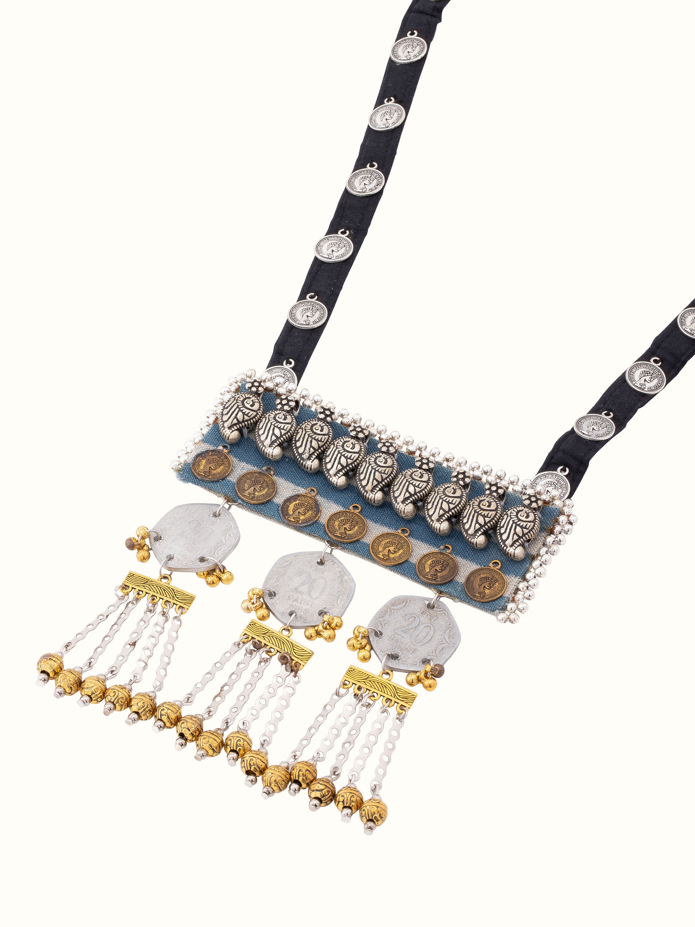 Ajrakh Long Necklace