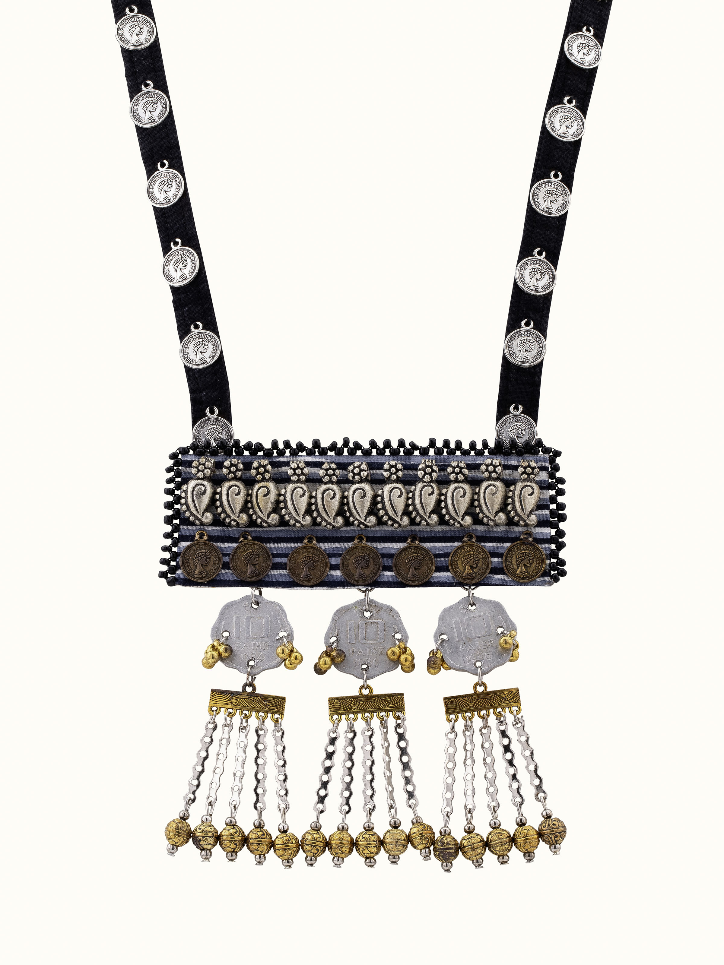 Ajrakh Long Necklace