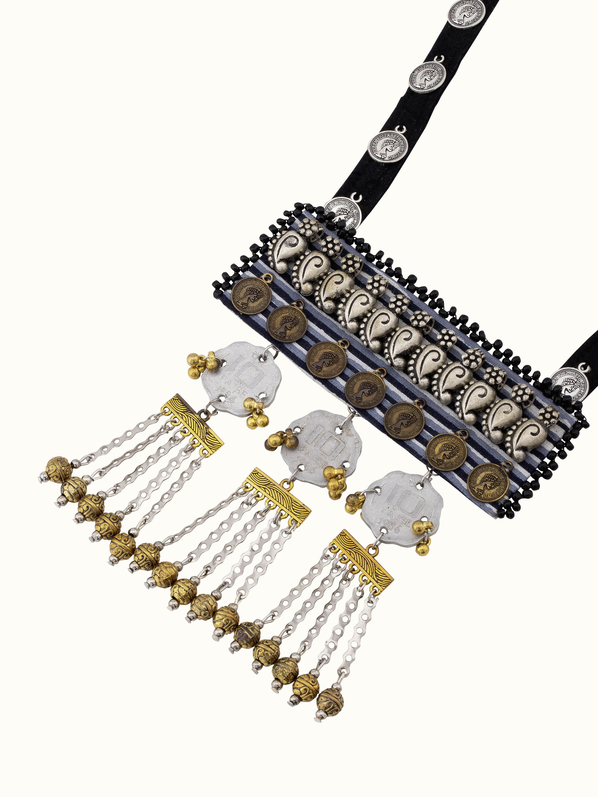 Ajrakh Long Necklace