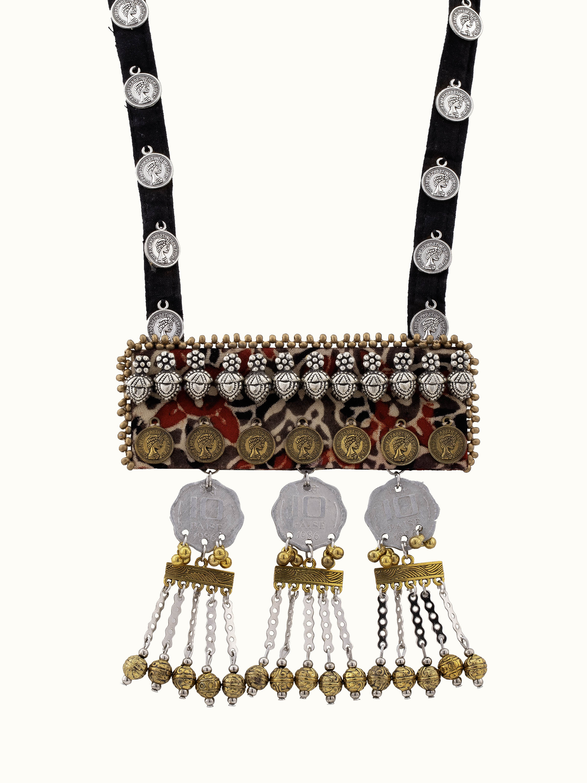 Ajrakh Long Necklace